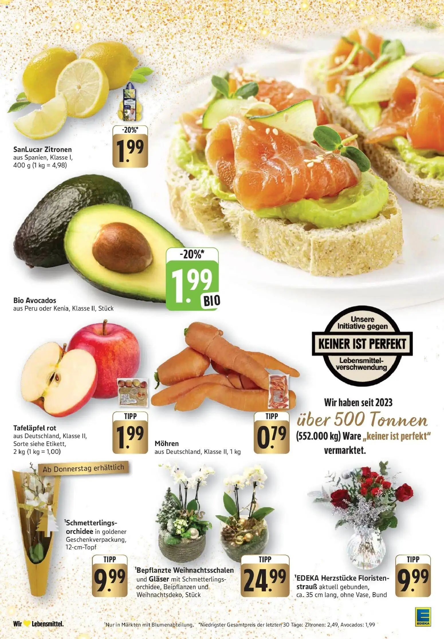Edeka prospekt Piesport	 – gültig ab 14.12.2025 | Seite: 3 | Produkte: Orchidee, Apple, Avocado, Zitronen