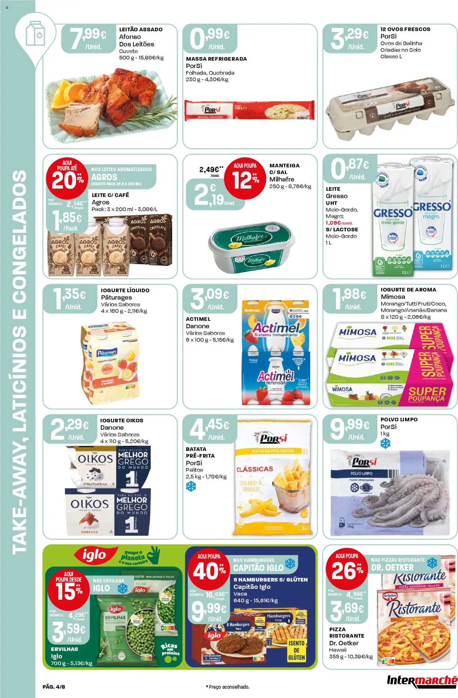 Intermarché Folheto Mini │ válido de 26.03.2026 | Página: 4 | Produtos: Batata, Leite, Massa, Proteina