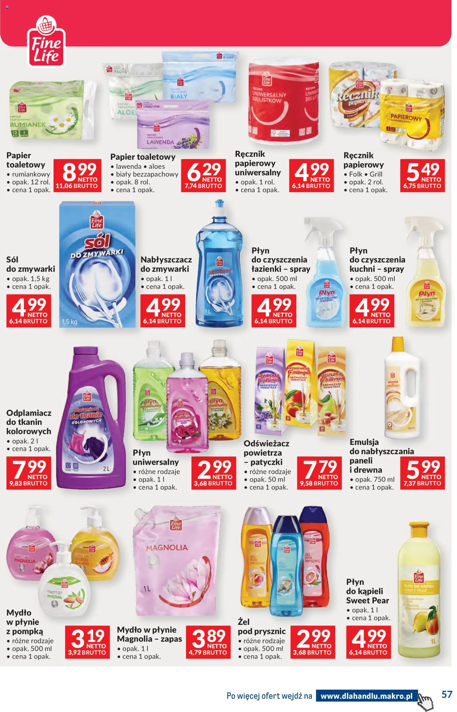 Makro Gazetka - Dystrybucja do sklepów od 25.11.2025 | Strona: 57 | Produkty: Gruszka, Płyn do kąpieli, Mleko, Mydło