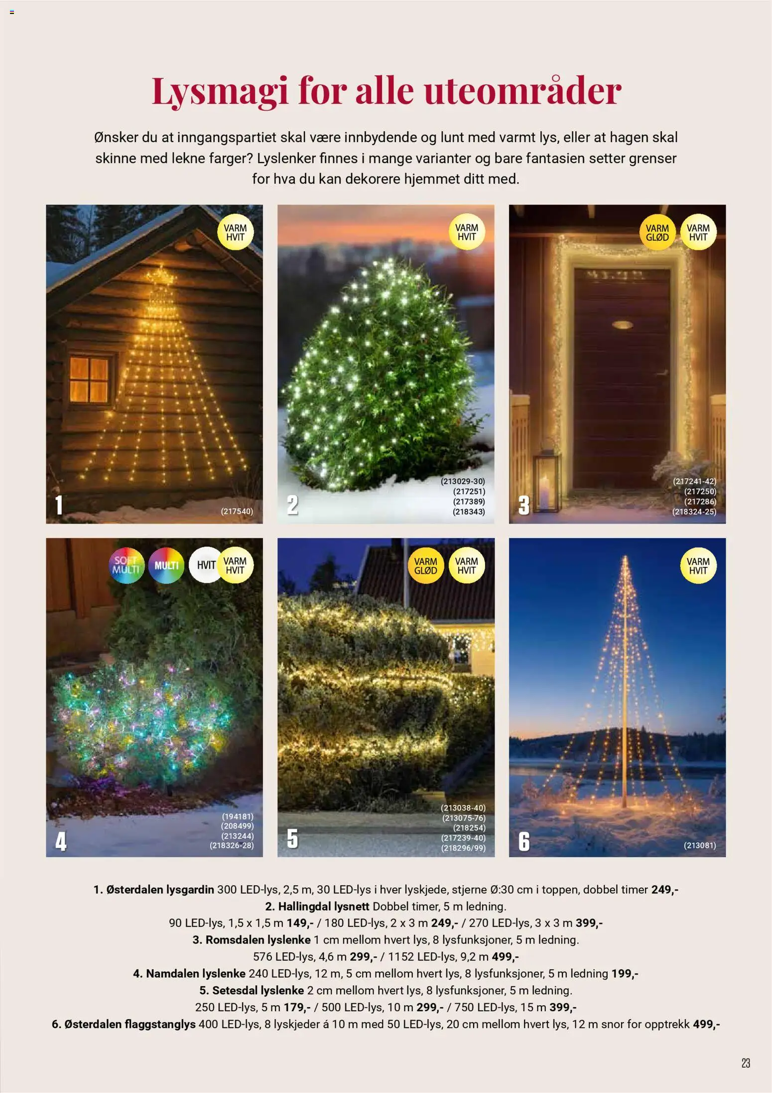 {H1} | Side: 23 | Produkter: Ledning, Суміш дитяча