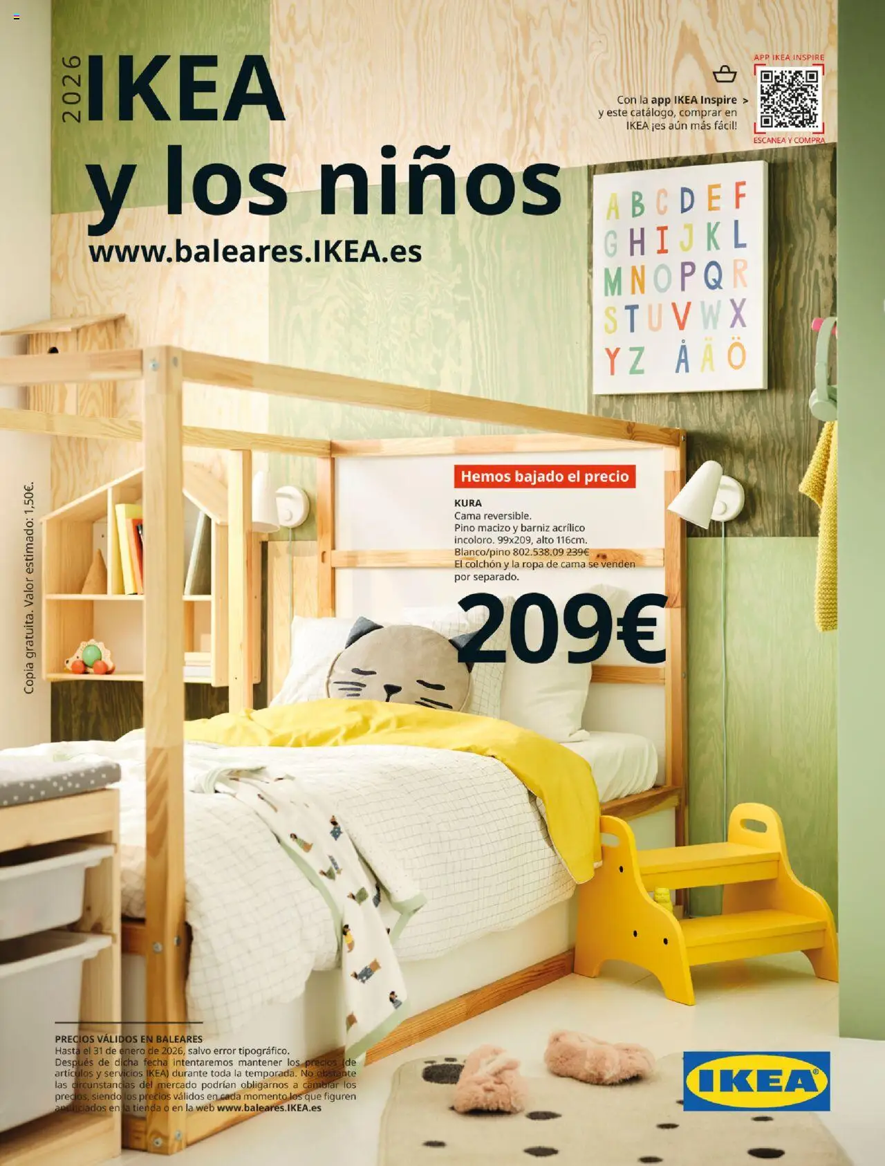 Catálogo IKEA y los niños │ válido desde el 01.09.2025 | Página: 1 | Productos: Colchon, Ropa, Κασέρι, Cama