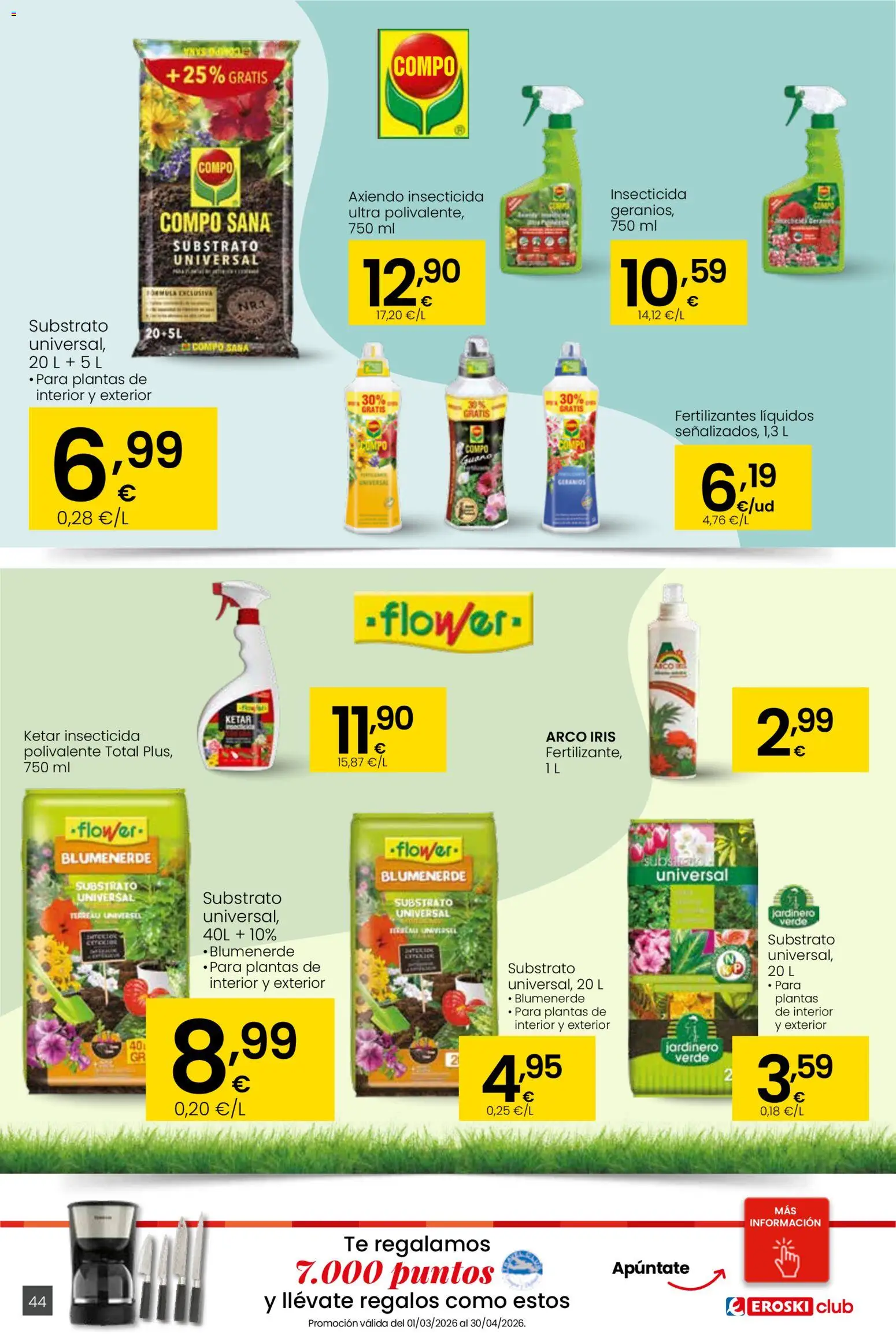 Eroski - Viste tu cesta de primavera  │ válido desde el 26.02.2026 | Página: 44 | Productos: Té, Poêle à pétrole