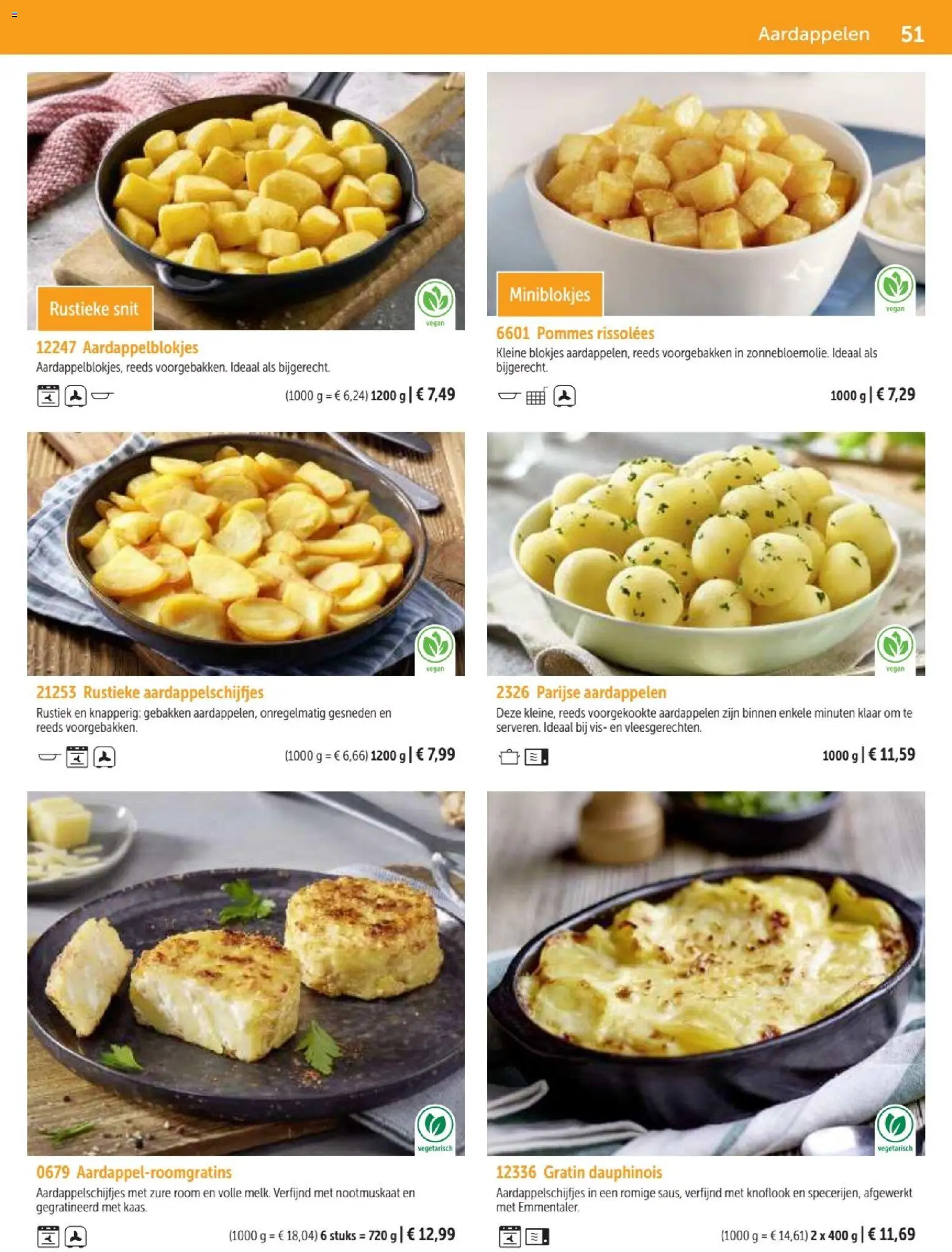 {H1} | Pagina: 51 | Producten: Vis, Room, Knoflook, Nootmuskaat