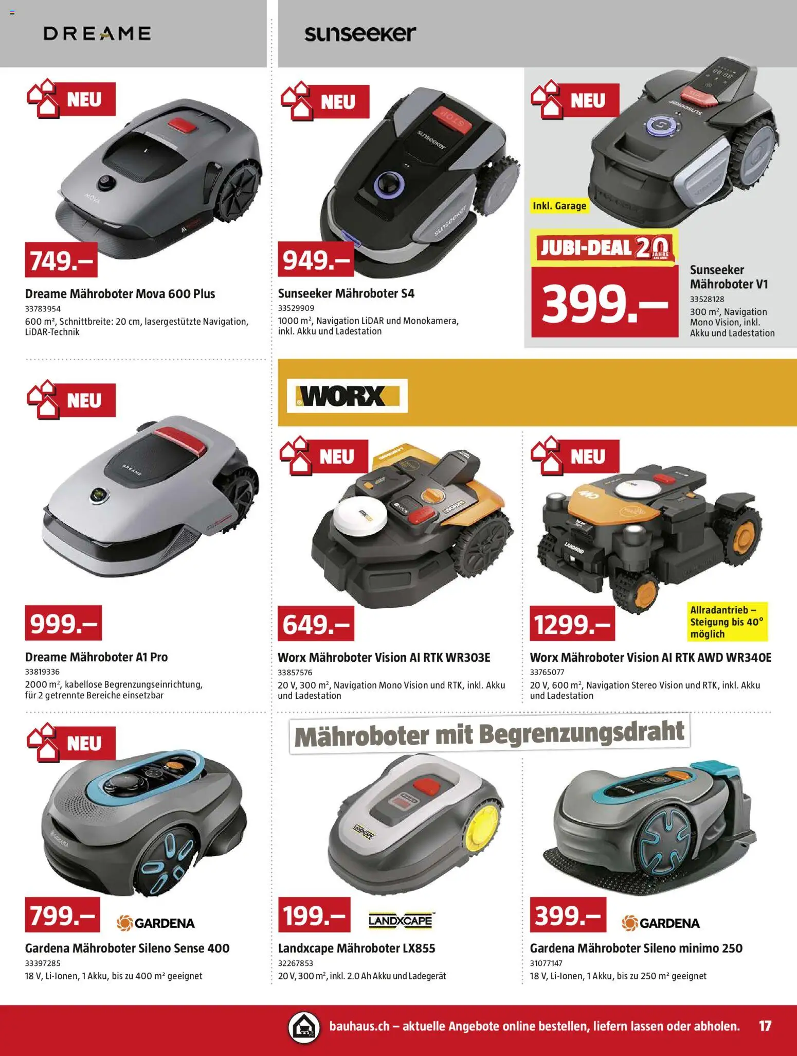 Bauhaus aktionen – gültig ab 27.04.2026 | Seite: 17 | Produkte: Navigation, Ladegerät