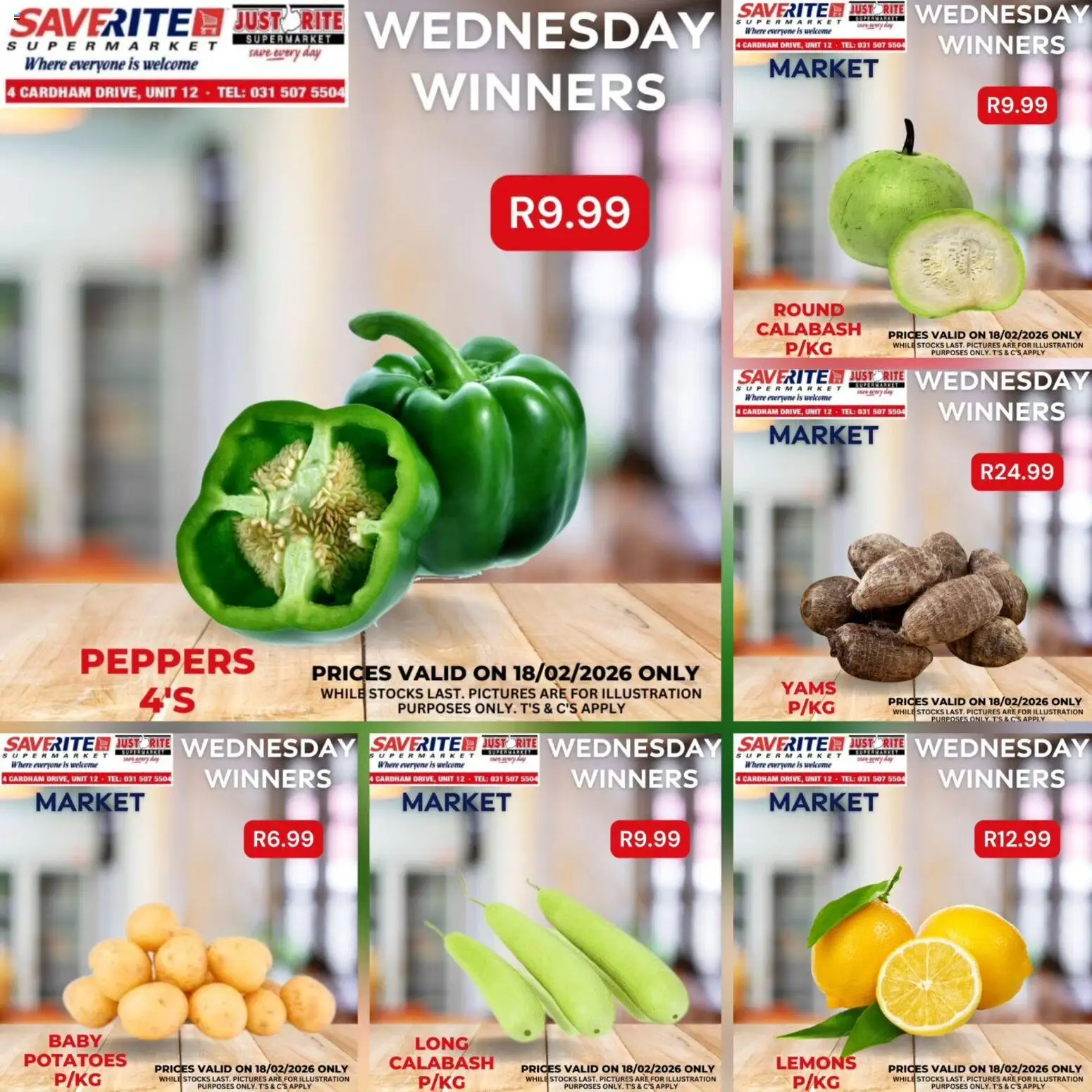 New Saverite catalogue – valid from 18.02.2026 | Page: 4 | Products: Potatoes