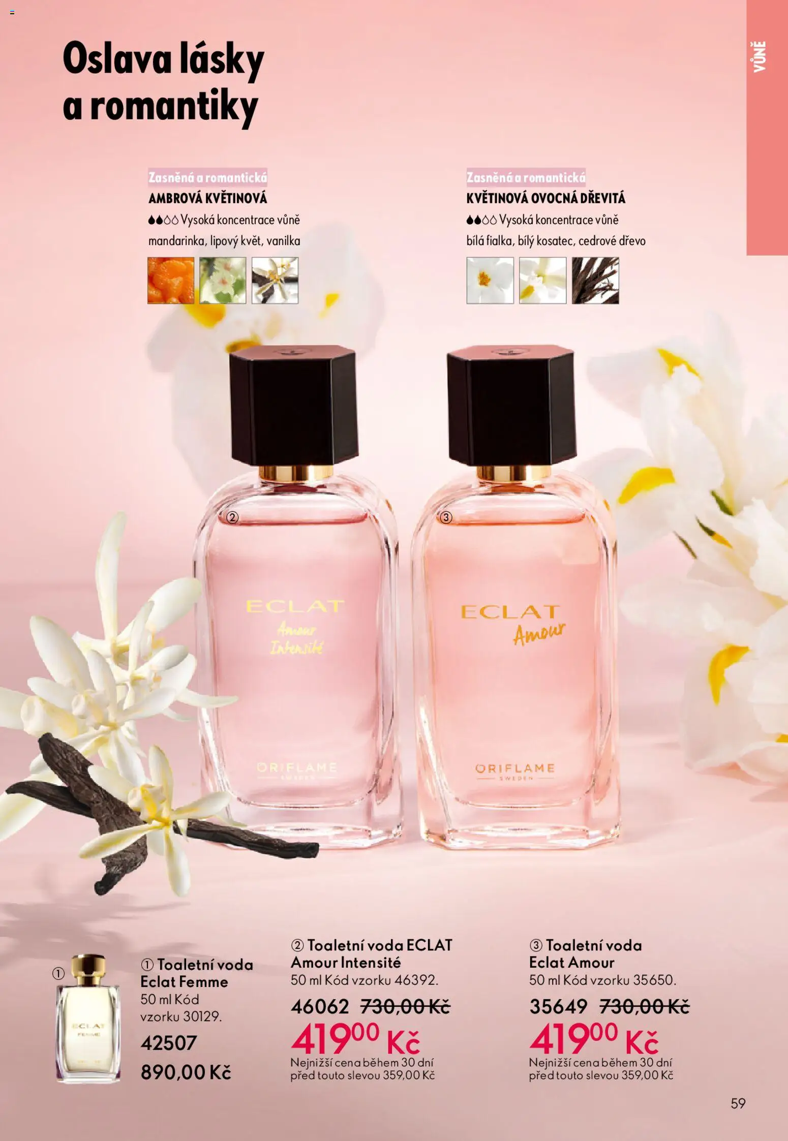 Oriflame katalog č.15/2025 od 22.10.2025 | Strana: 59 | Produkty: Voda, Toaletní voda