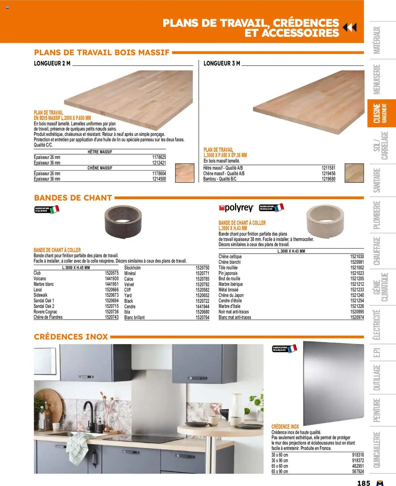  | Page: 185 | Produits: Huile de lin, Brosse, Cognac, Huile