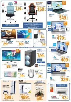 Vista previa E.Leclerc folleto válido desde el 01.10.2025 | Página: 7 | Productos: Ordenador, Calculadora, Peso, Silla