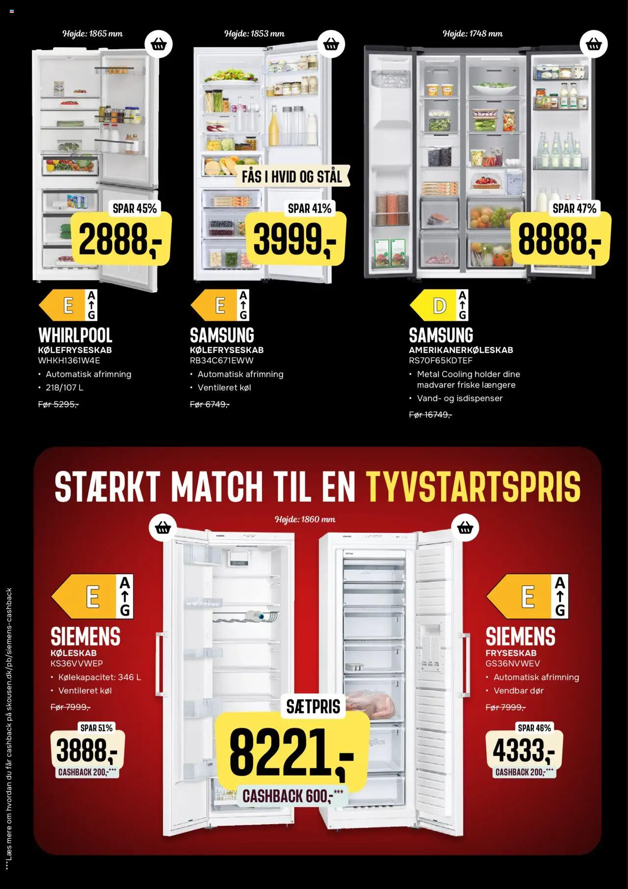 Skousen tilbudsavis – gyldig fra 20.10.2025 | Side: 4 | Produkter: Køleskab