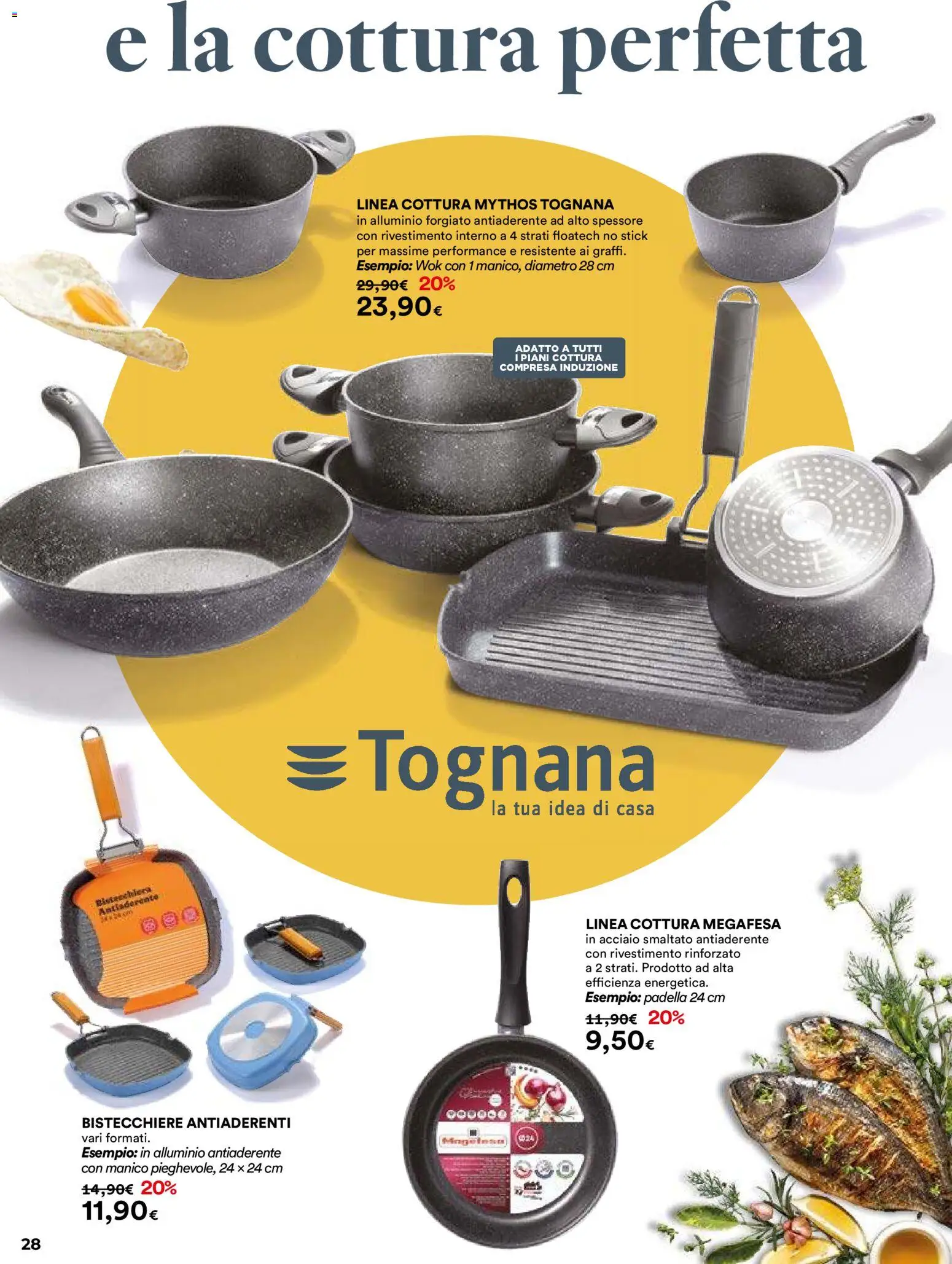 Volantino Ipercoop del 26.02.2026 | Pagina: 28 | Prodotti: Bistecchiera, Padella, Alluminio