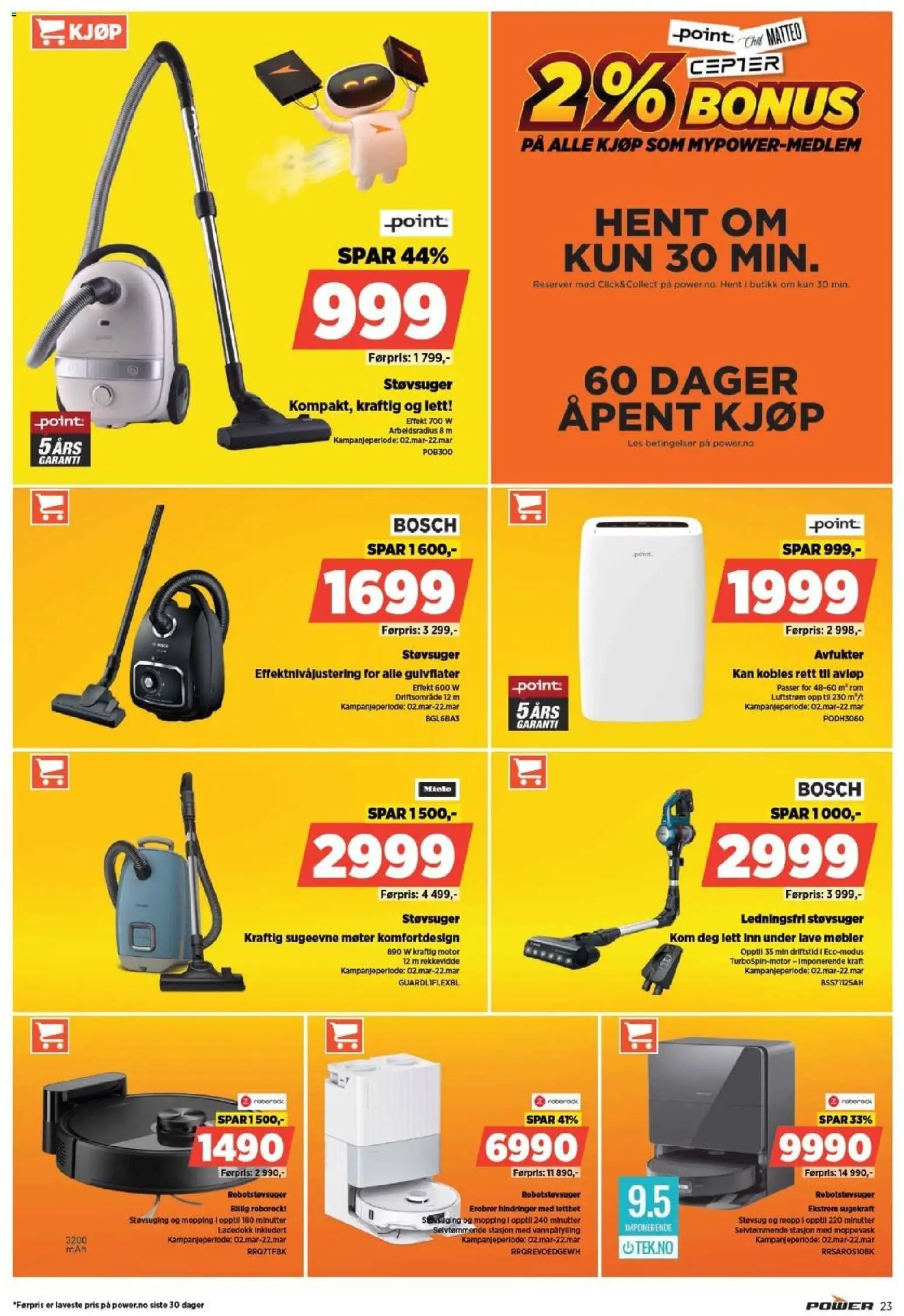 {H1} | Side: 23 | Produkter: Robotstøvsuger, Persienn, Pepsi, Суміш дитяча