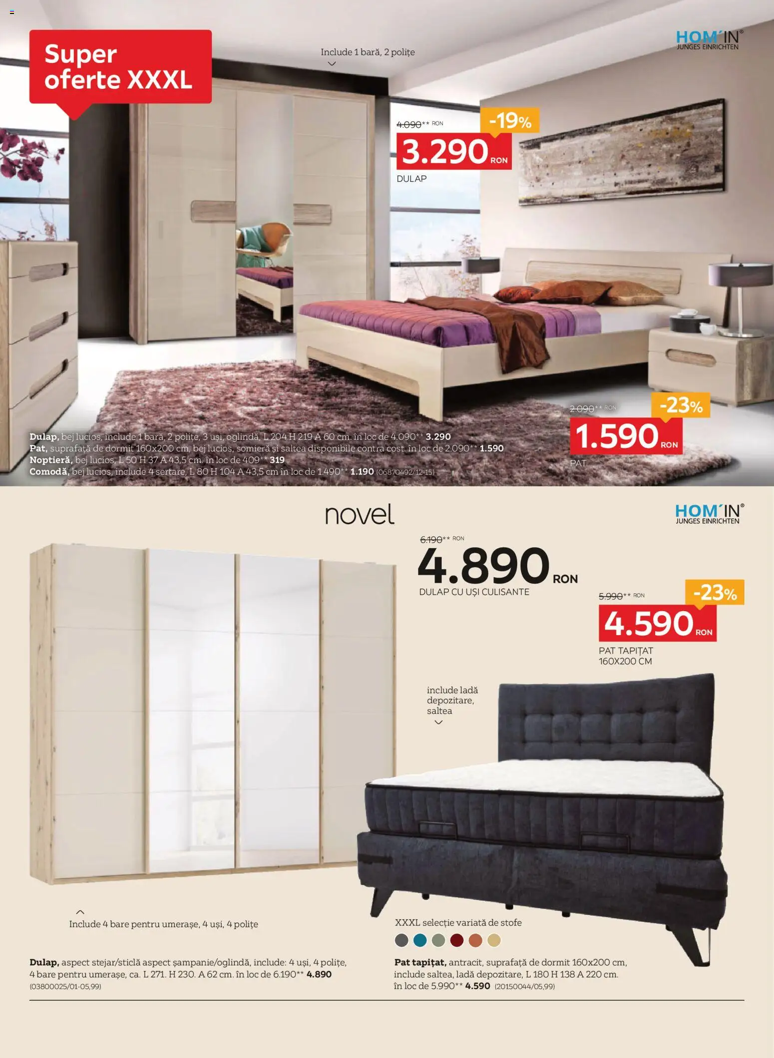 Noul catalog XXXLutz – valabil de la 05.01.2026 | Pagină: 8 | Produse: Pat, Saltea
