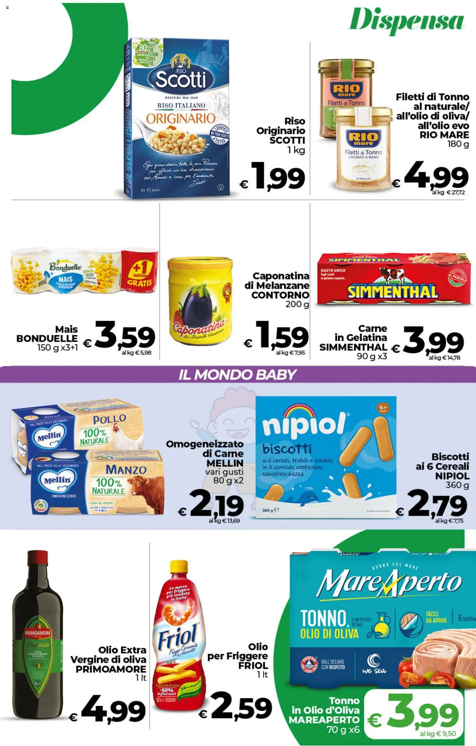 Volantino COOP del 07.04.2026 | Pagina: 23 | Prodotti: Manzo, Cereali, Olio, Olio di Oliva