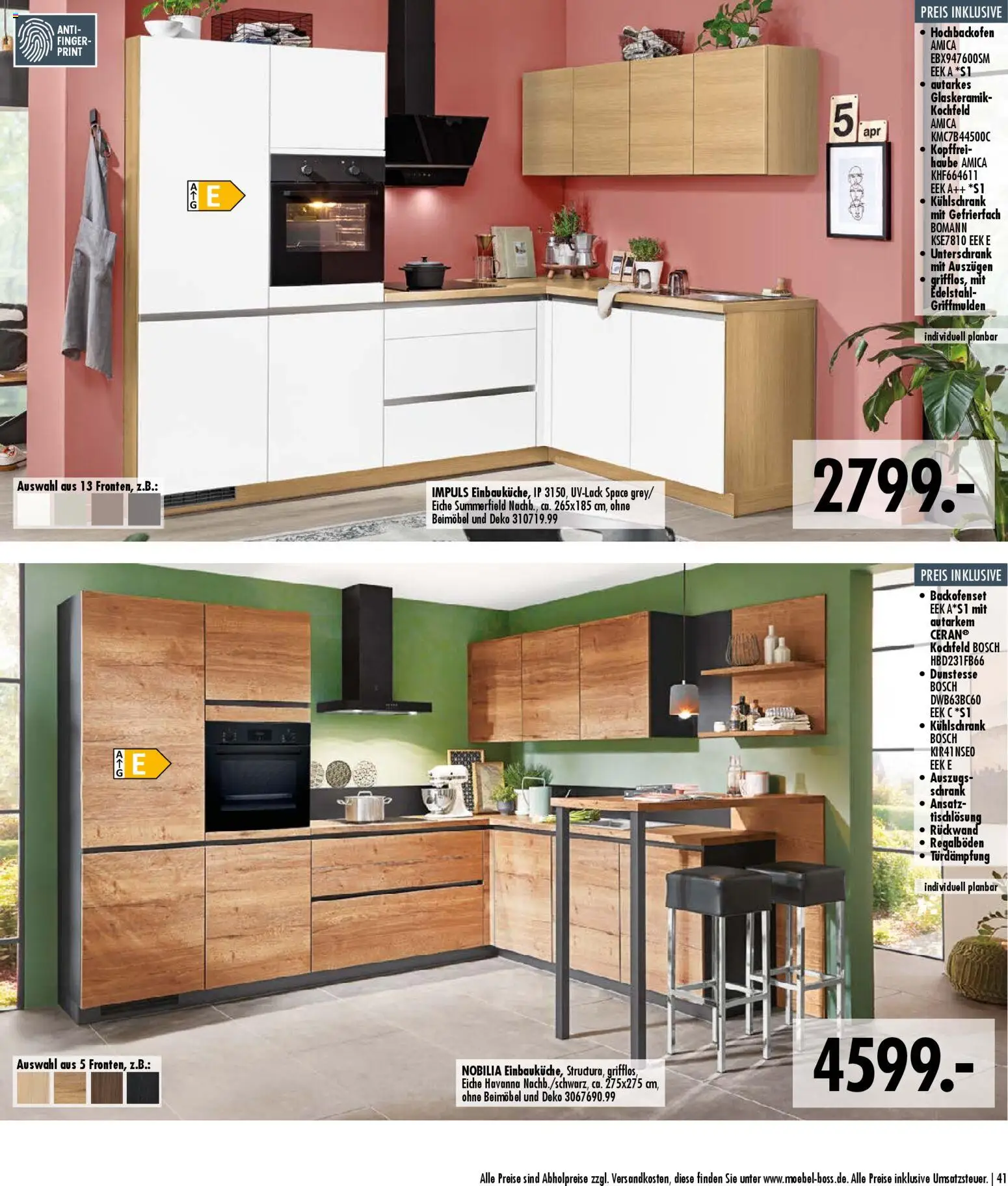 SB Möbel Boss Küchenkatalog 2026 – gültig ab 09.04.2026 | Seite: 41