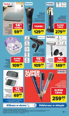 Pogląd oferty "Carrefour Gazetka - Multimedia" - ważna od 02.02.2026 | Strona: 9 | Produkty: Suszarka, Waga, Suszarka do włosów, Tefal