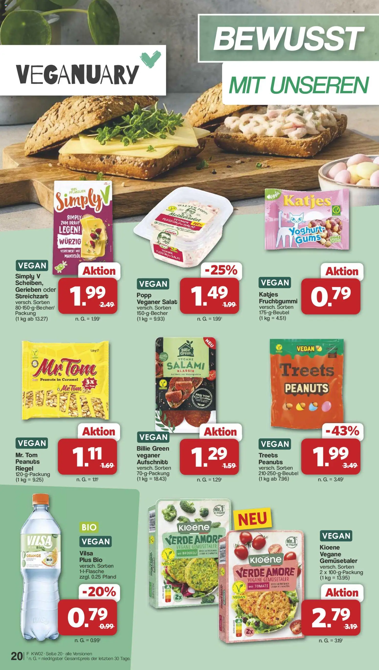 Famila Nordwest Prospekt 	 – gültig ab 05.01.2026 | Seite: 20 | Produkte: Katjes, Brokkoli, Salami, Fleisch