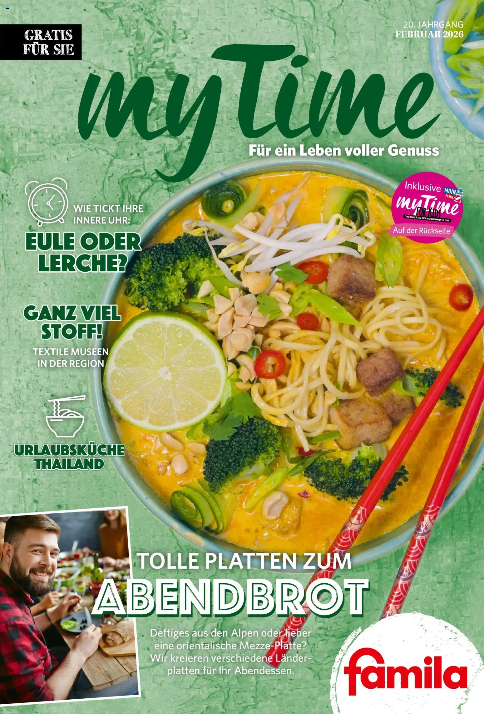 Famila Nordwest myTime Februar 2026 – gültig ab 01.02.2026 | Seite: 1 | Produkte: Uhr