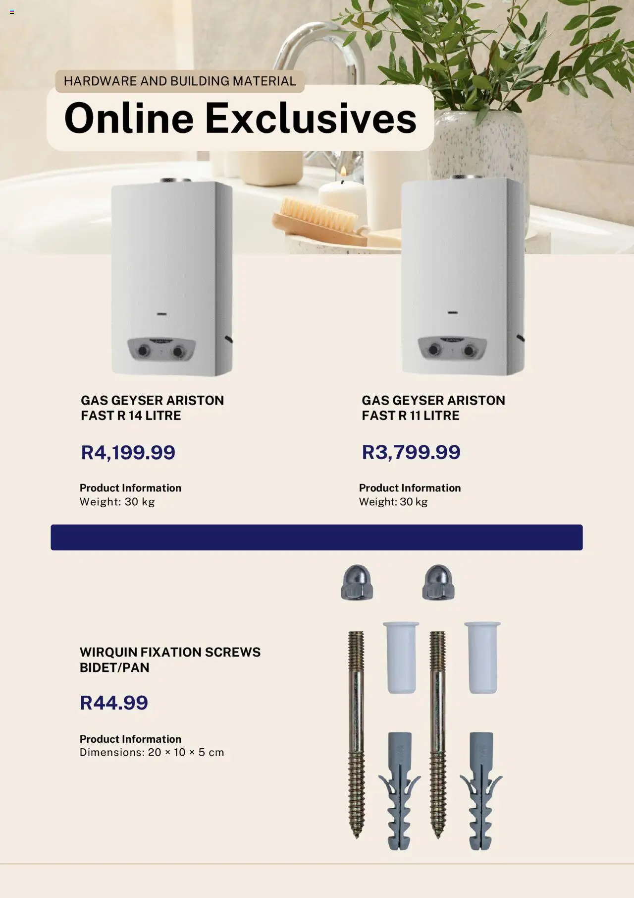 K. Carrim Specials │ valid from 19.08.2025 | Page: 2 | Products: Geyser