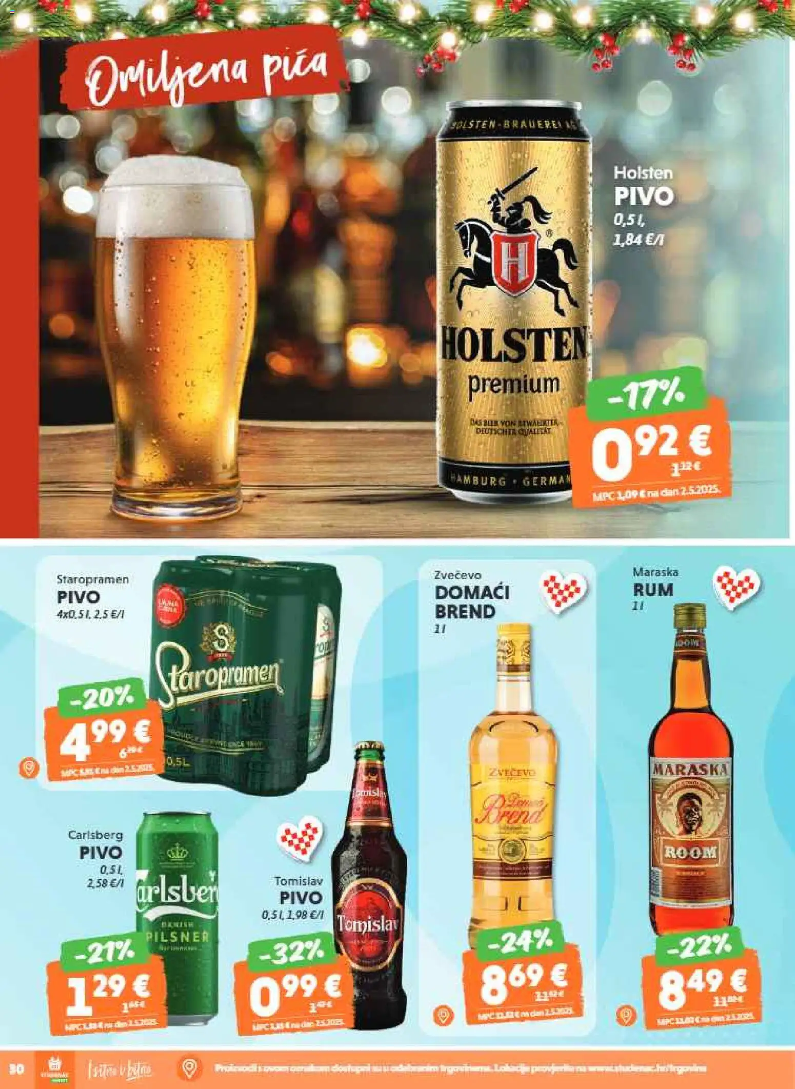 Studenac katalog | vrijedi od 10.12.2025 | Stranica: 30 | Proizvodi: Staropramen, Pica, Pivo