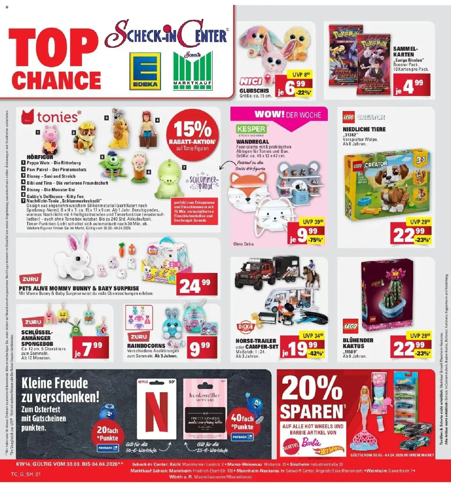 Angebote – gültig ab 30.03.2026 | Seite: 94 | Produkte: Wandregal, Box, Monster, Nachtlicht