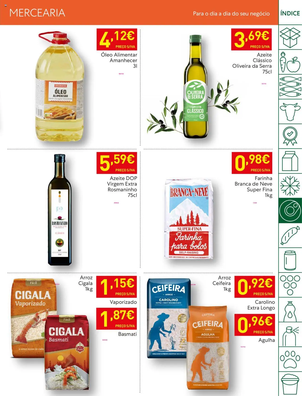 Recheio folheto │ válido de 19.08.2025 | Página: 23 | Produtos: Azeite, Arroz basmati, Óleo, Arroz