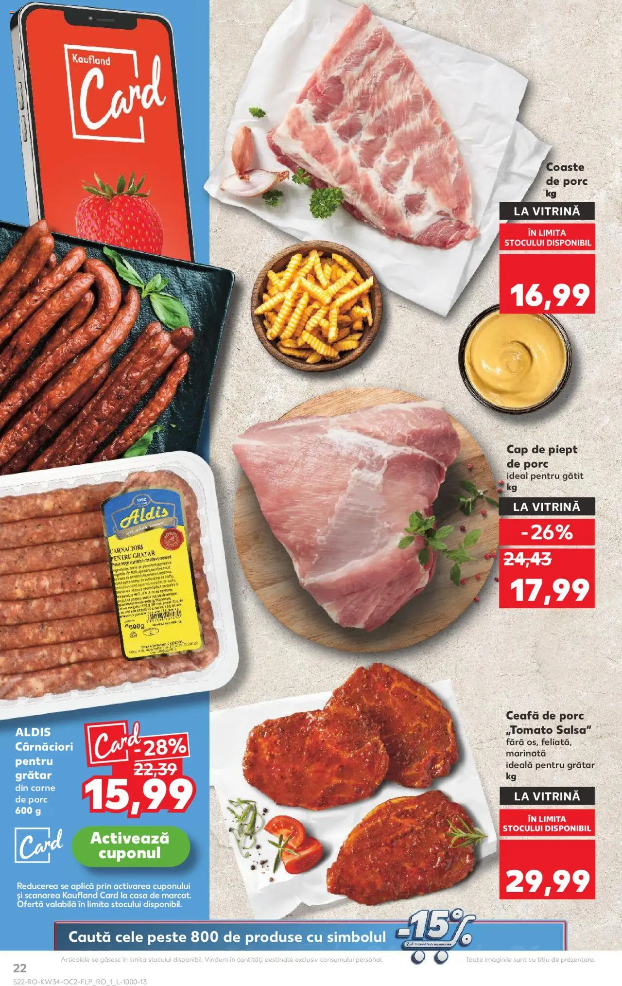 Kaufland RO akciós ujság - amely érvényes a következő dátumtól: 20.08.2025 | Oldal: 22