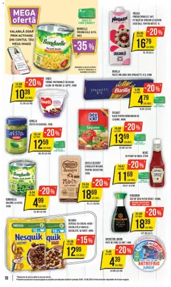 Noul catalog Mega Image – valabil de la 18.09.2025 | Pagină: 18 | Produse: Pate, Cremă tartinabilă, Legume, Sos