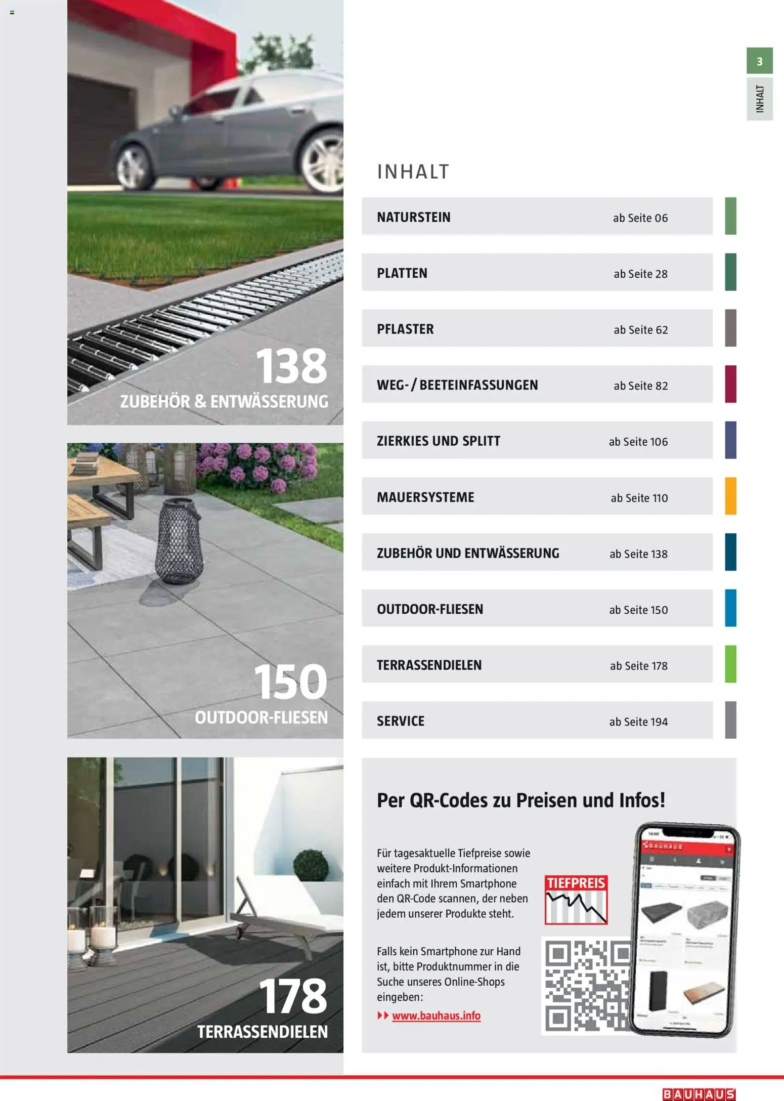 Bauhaus Gartenbaumaterialien gültig ab 01.04.2026 | Seite: 3 | Produkte: Smartphone