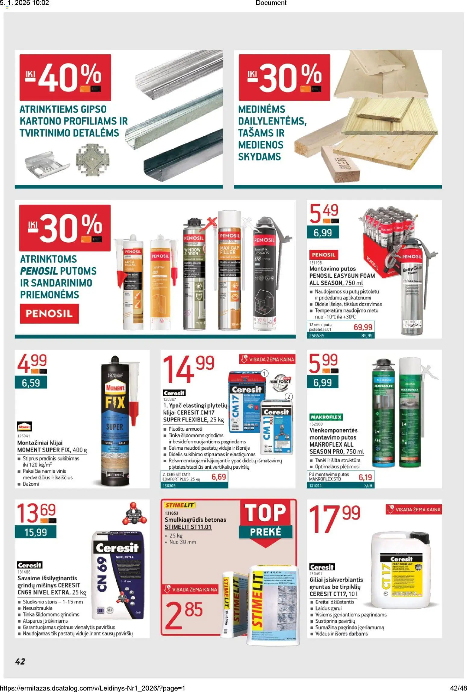 ERMITAŽAS akcijos nuo 05.01.2026 | Puslapis: 42