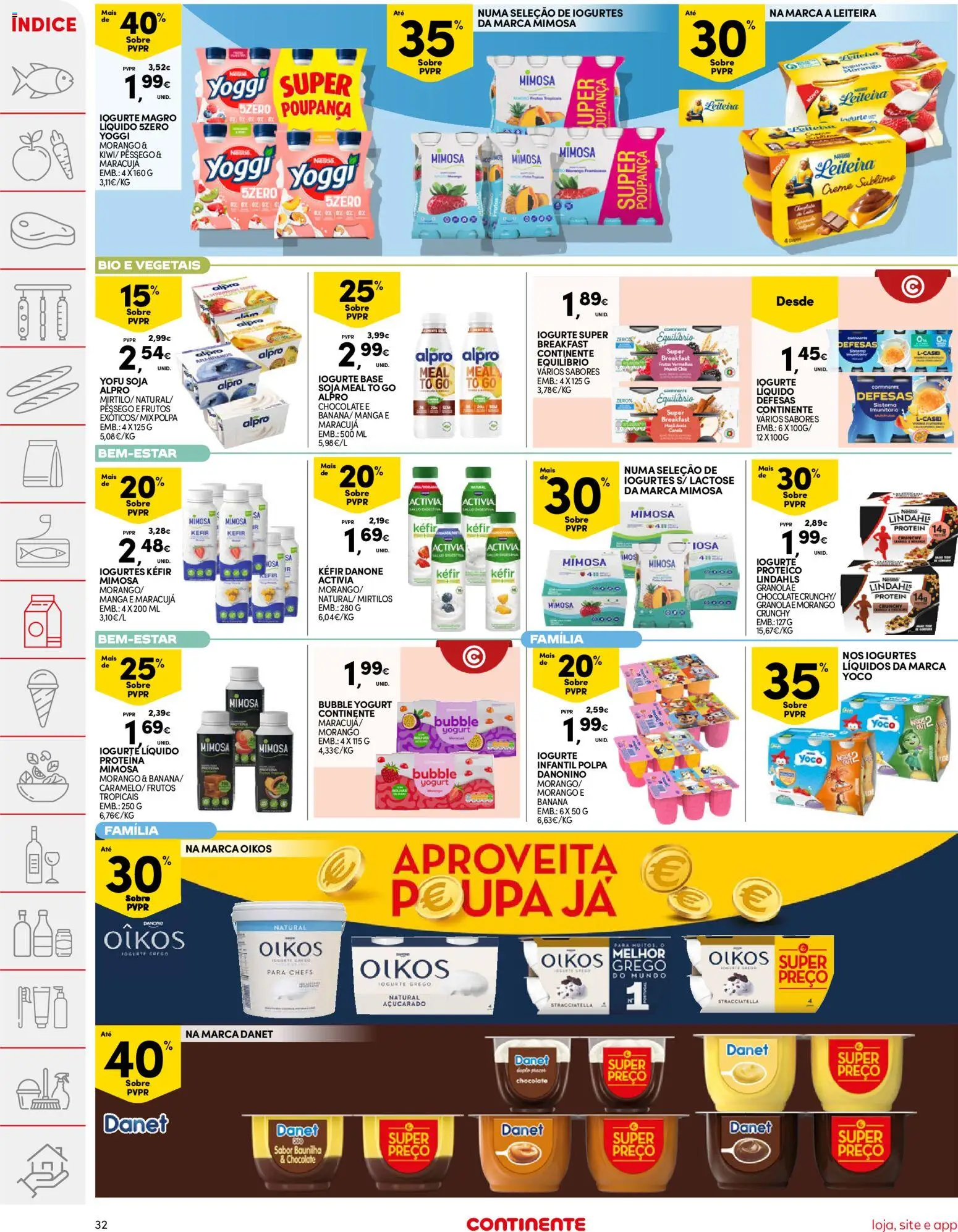 Continente folheto │ válido de 21.04.2026 | Página: 32 | Produtos: Base, Chocolate, Creme, Proteina