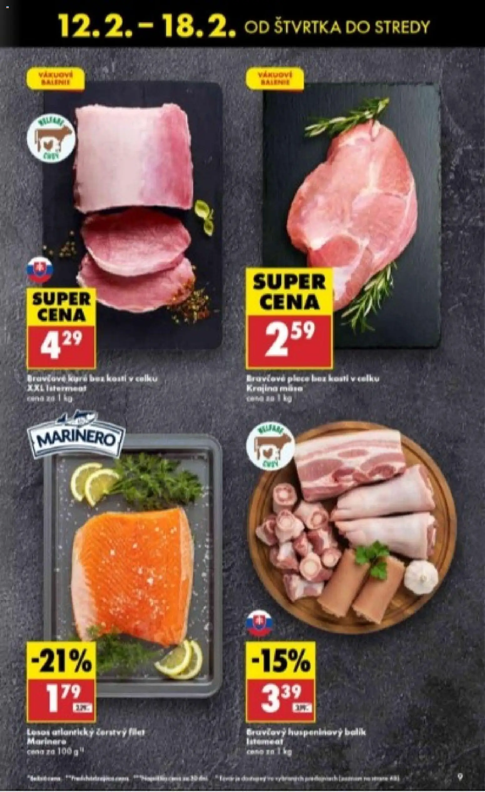 Nové Biedronka akcie – leták je platný od 12.02.2026 | Strana: 9 | Produkty: Losos
