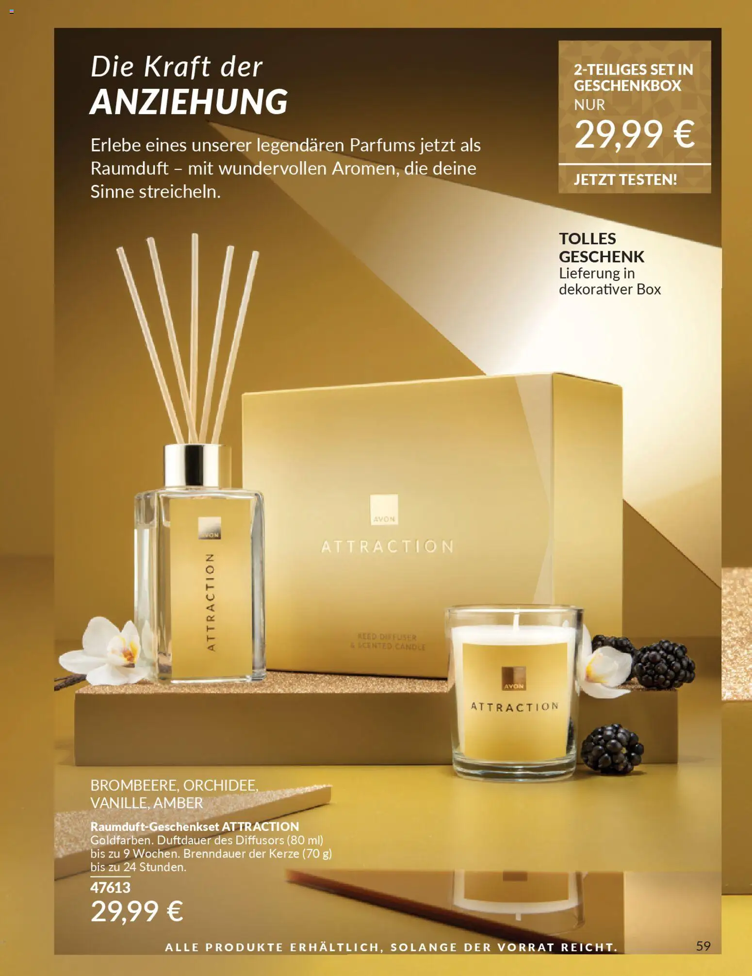 AVON Weihnachtsgeschenkideen – gültig ab 01.11.2025 | Seite: 59 | Produkte: Orchidee, Box