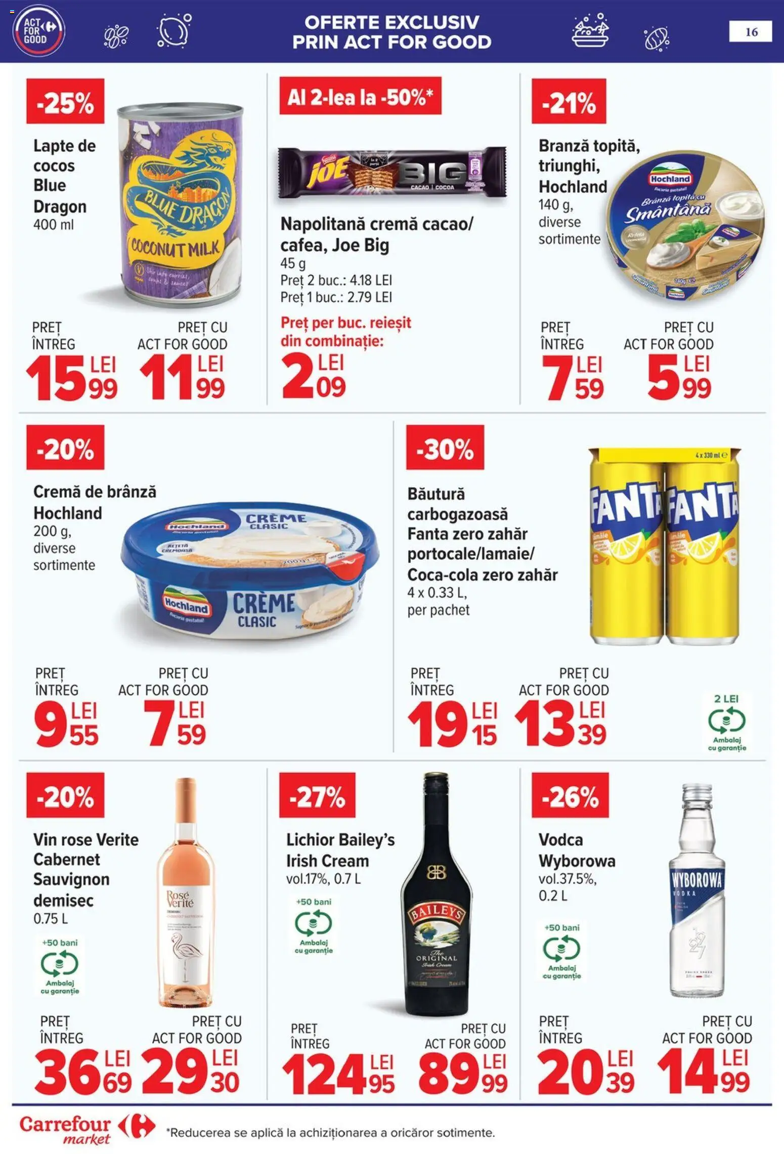 Noul catalog Carrefour – valabil de la 29.04.2026 | Pagină: 16 | Produse: Su ısıtıcı, Cremă, Vin, Cremă de brânză