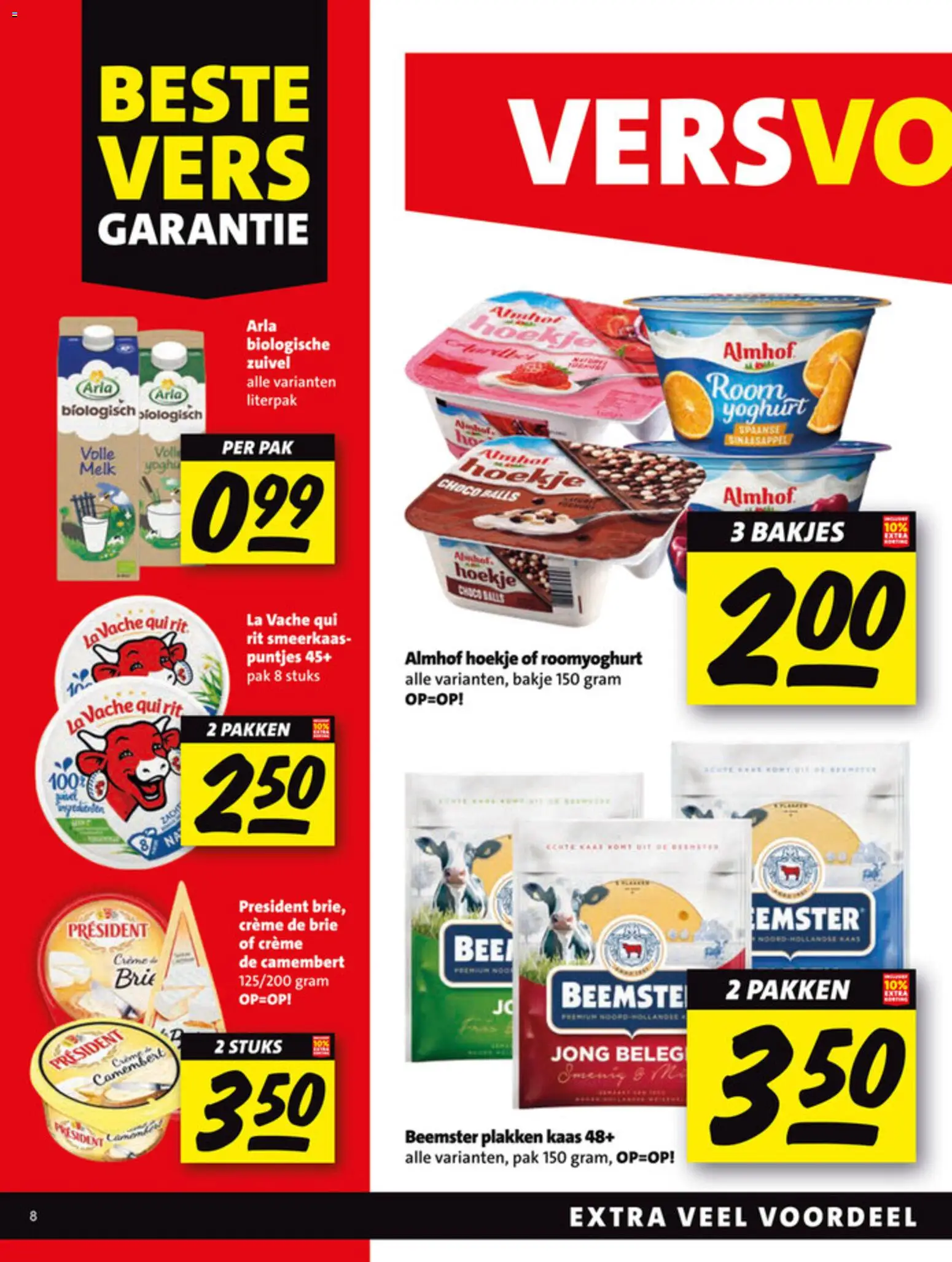 {H1} | Pagina: 8 | Producten: Zuivel, Melk, Brie, La