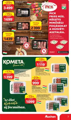 Auchan akciós újság - amely érvényes a következő dátumtól: 26.03.2026 | Oldal: 7