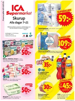 ICA Supermarket - Skurup - Förhandsvisning av reklamblad från butik ICA Supermarket aktuell från 08.09.2025