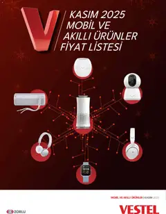 04.11.2025 tarihinden itibaren geçerli olan Vestel kataloğu önizlemesi