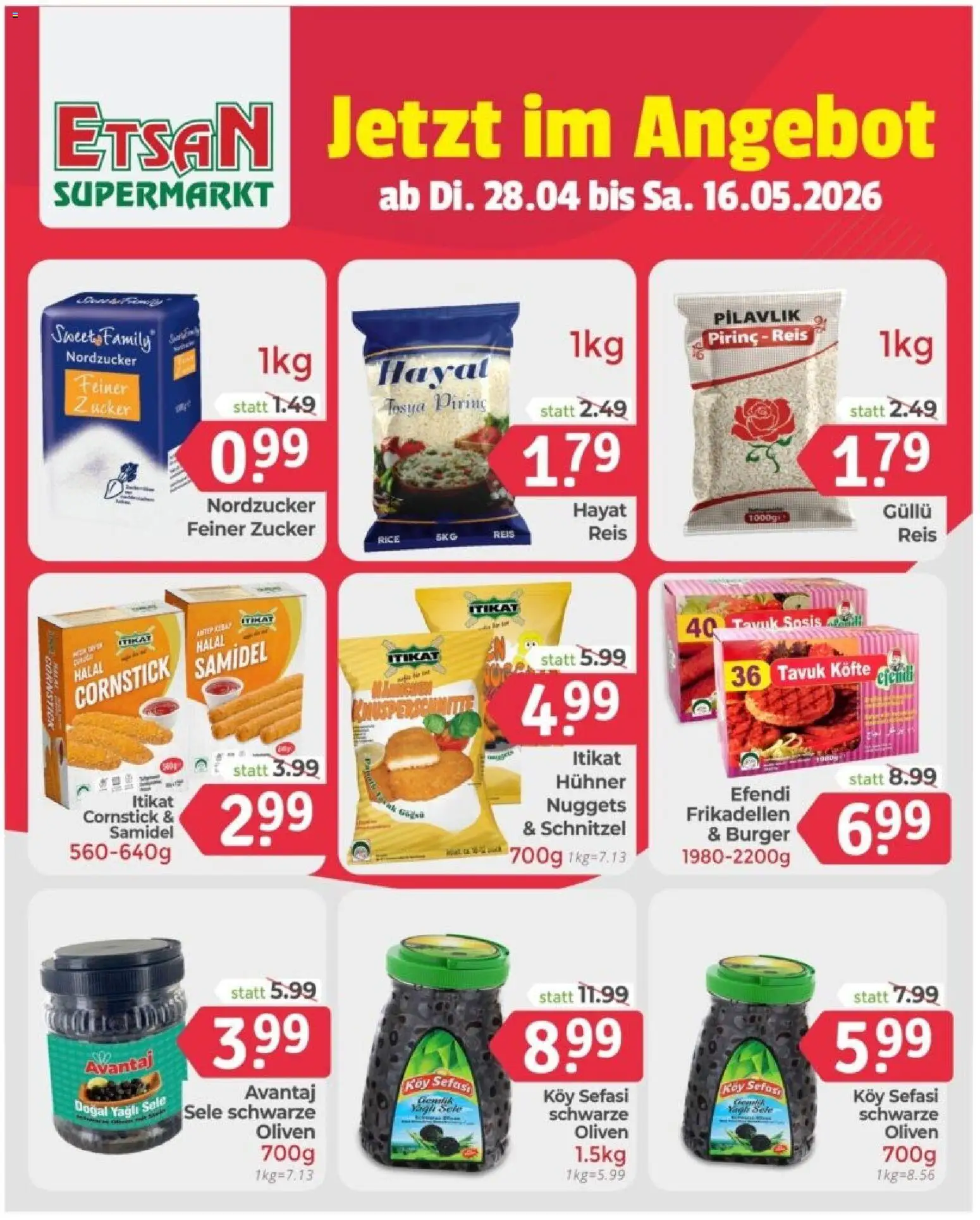 Die besten Angebote | ETSAN Flugblatt ab 28.04.2026 | - Jetzt stöbern! | Österreich