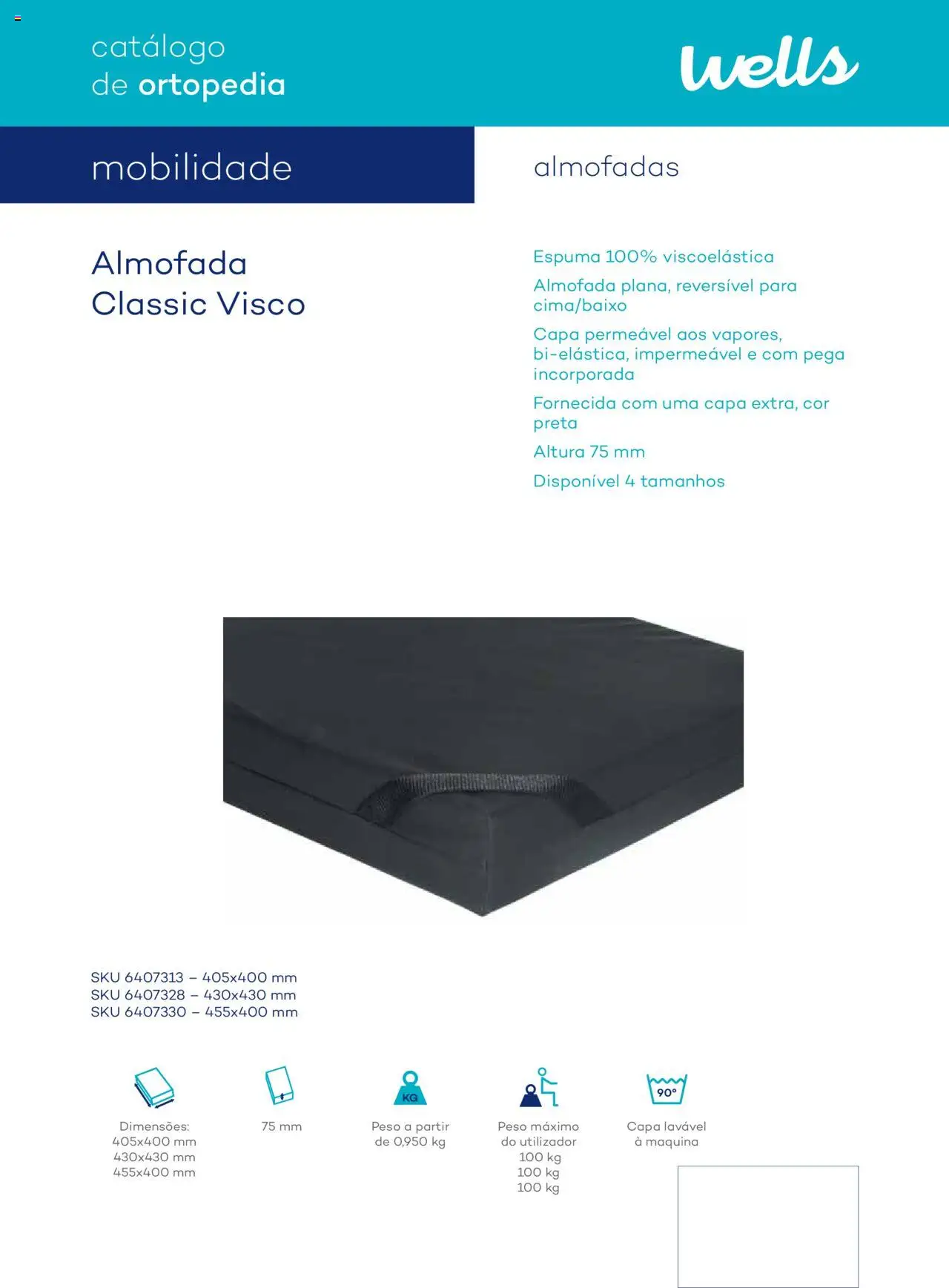 Well’s Catálogo de Ortopedia │ válido de 12.02.2024 | Página: 19 | Produtos: Almofada