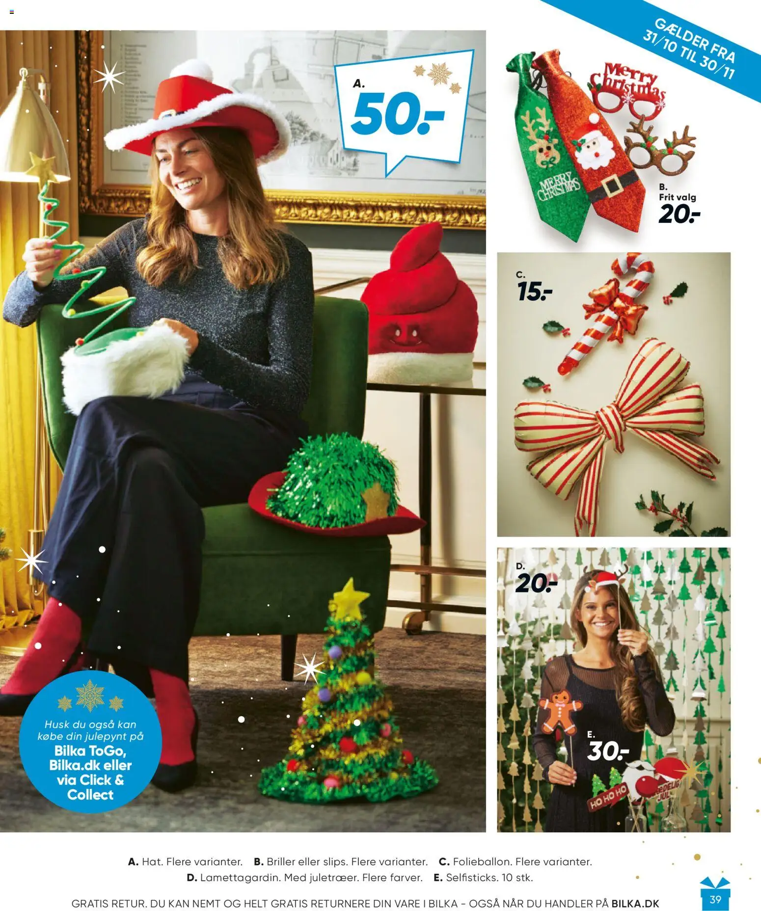 Bilka tilbudsavis – gyldig fra 01.11.2025 | Side: 39 | Produkter: Briller