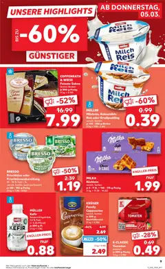 Kaufland DE - DE Folder Köln - Voorbeeld van een folder van Kaufland DE, geldig van 05.03.2026 | Pagina: 9 | Producten: Tomaten, Cake, Cappuccino