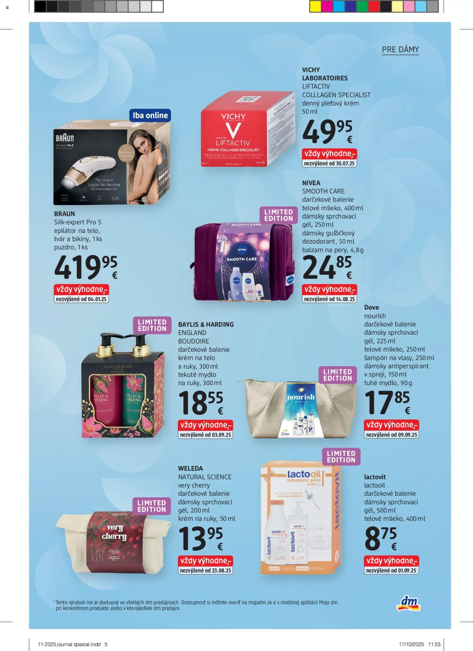 Nové dm drogerie akcie – leták je platný od 17.11.2025 | Strana: 5