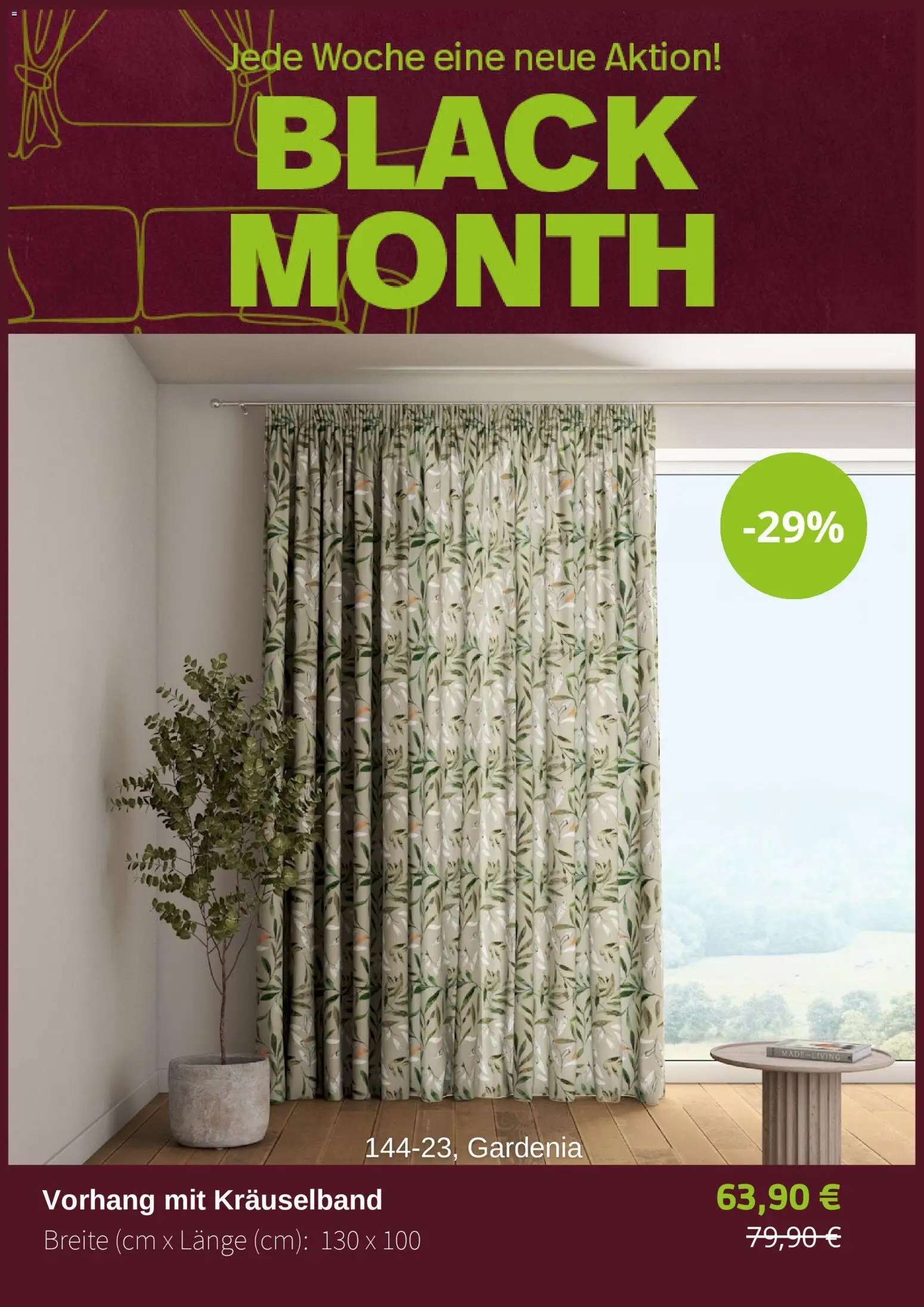 Dekoria - Black Friday – gültig ab 11.11.2025 | Seite: 7 | Produkte: Vorhang