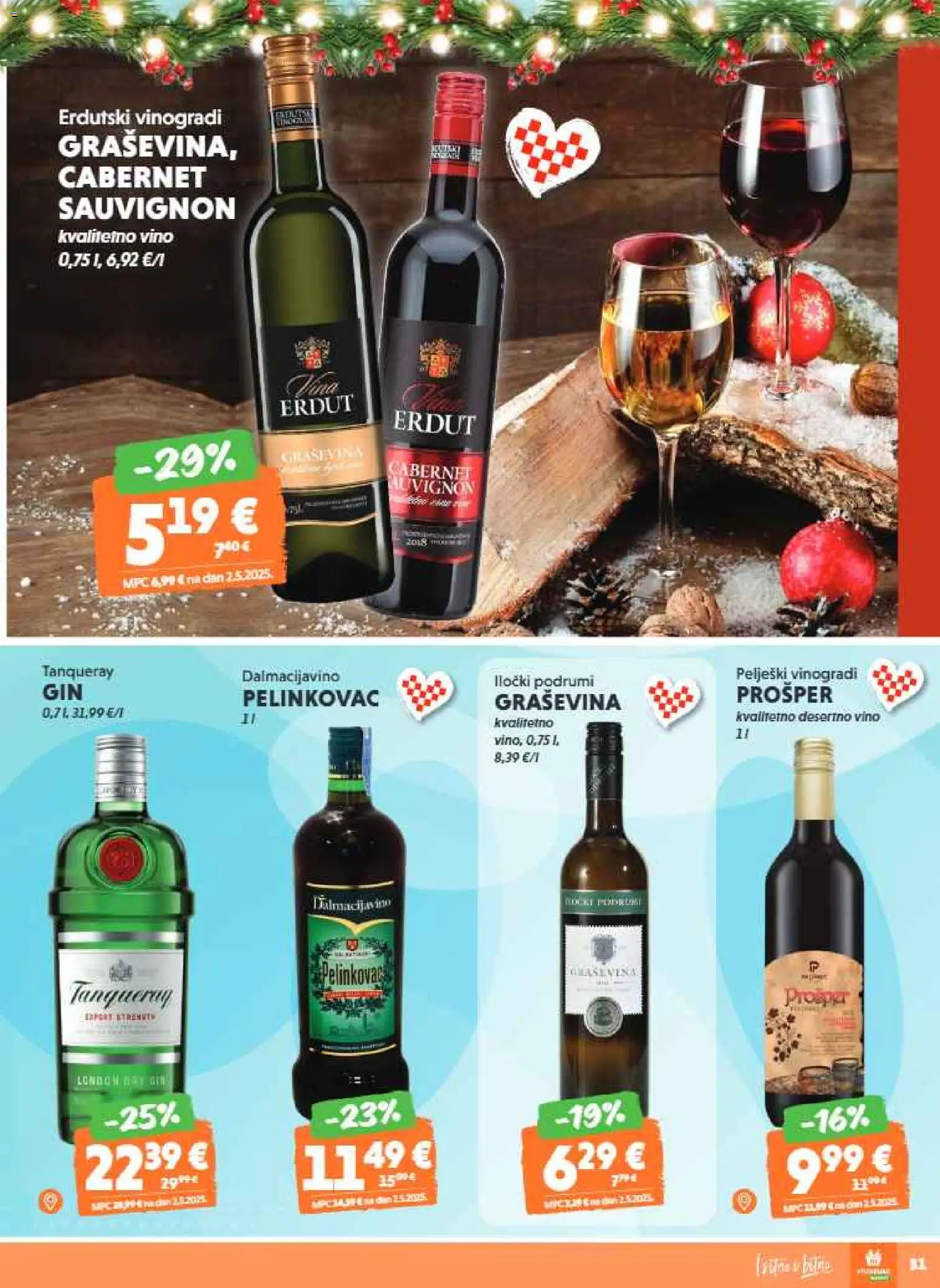 Studenac katalog | vrijedi od 10.12.2025 | Stranica: 31 | Proizvodi: Pelinkovac, Vino