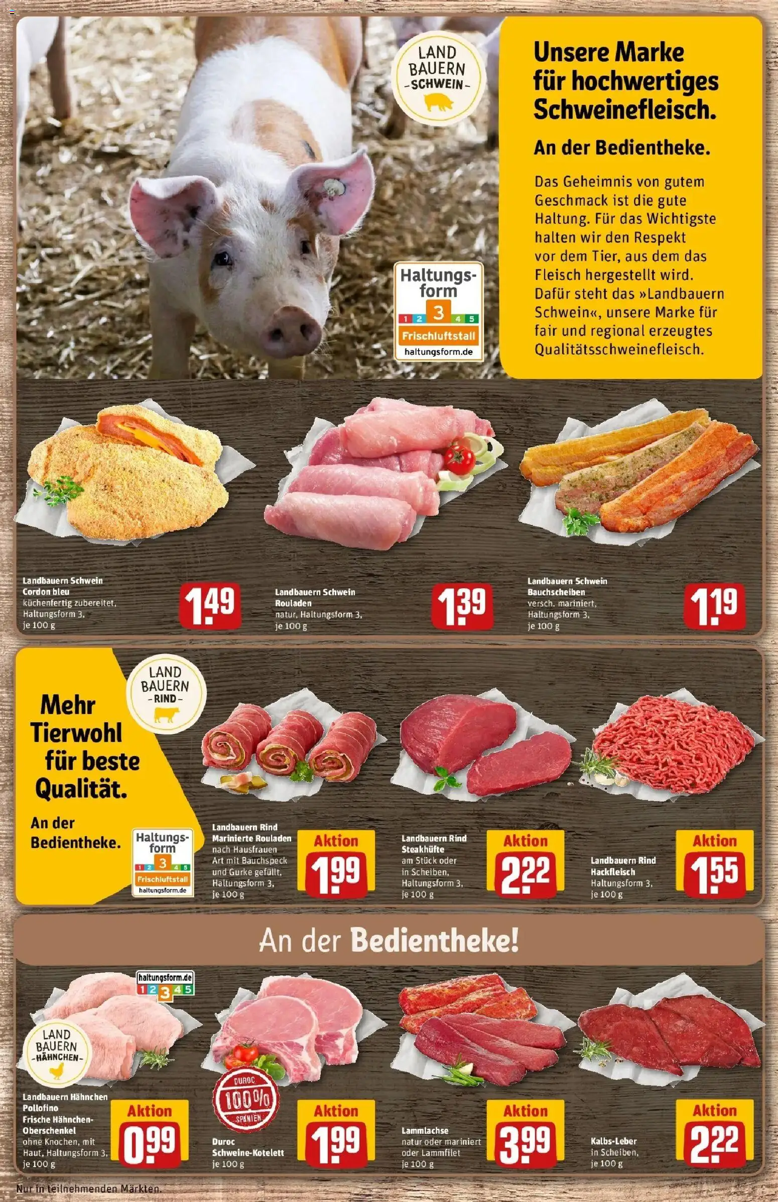 Rewe Prospekt Karlsruhe	 – gültig ab 30.03.2026 | Seite: 12 | Produkte: Hahnchen, Kalbsleber, Fleisch, Hackfleisch