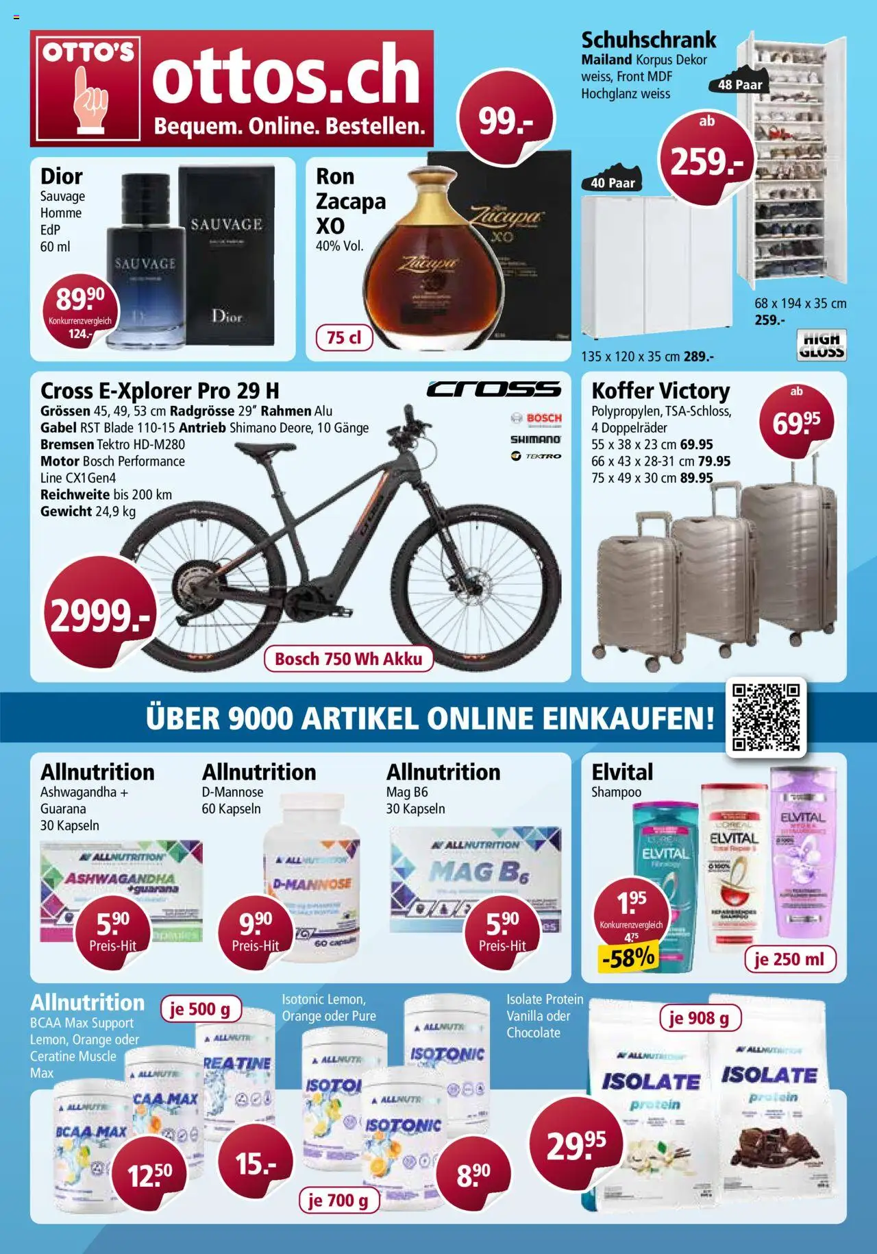 Otto's Aktionen Online Katalog ab 25.08.2025 | Seite: 40 | Produkte: Schuhschrank, Shampoo, Koffer, Bosch