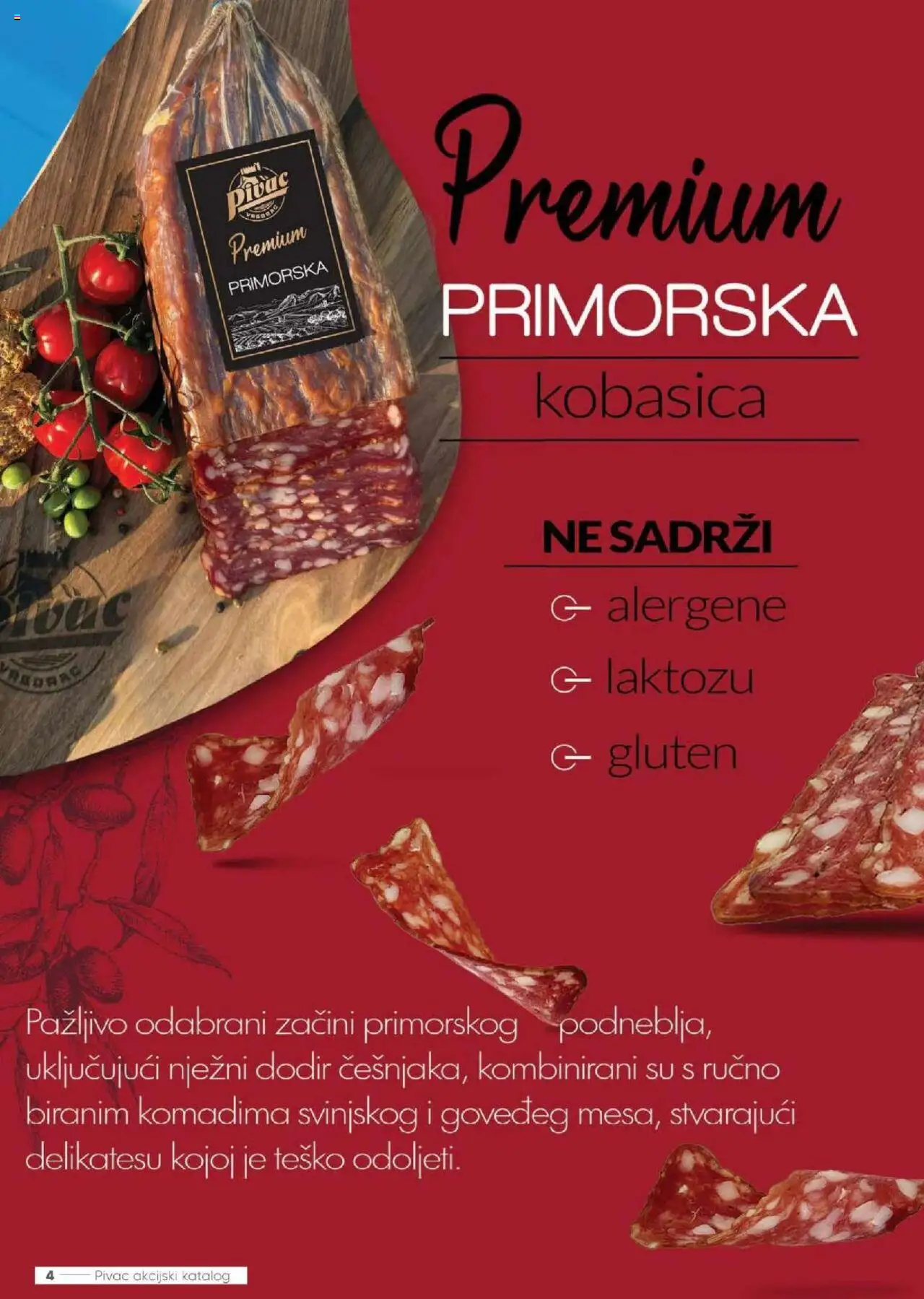 Pivac katalog | vrijedi od 08.09.2025 | Stranica: 4 | Proizvodi: Začini, Kobasica