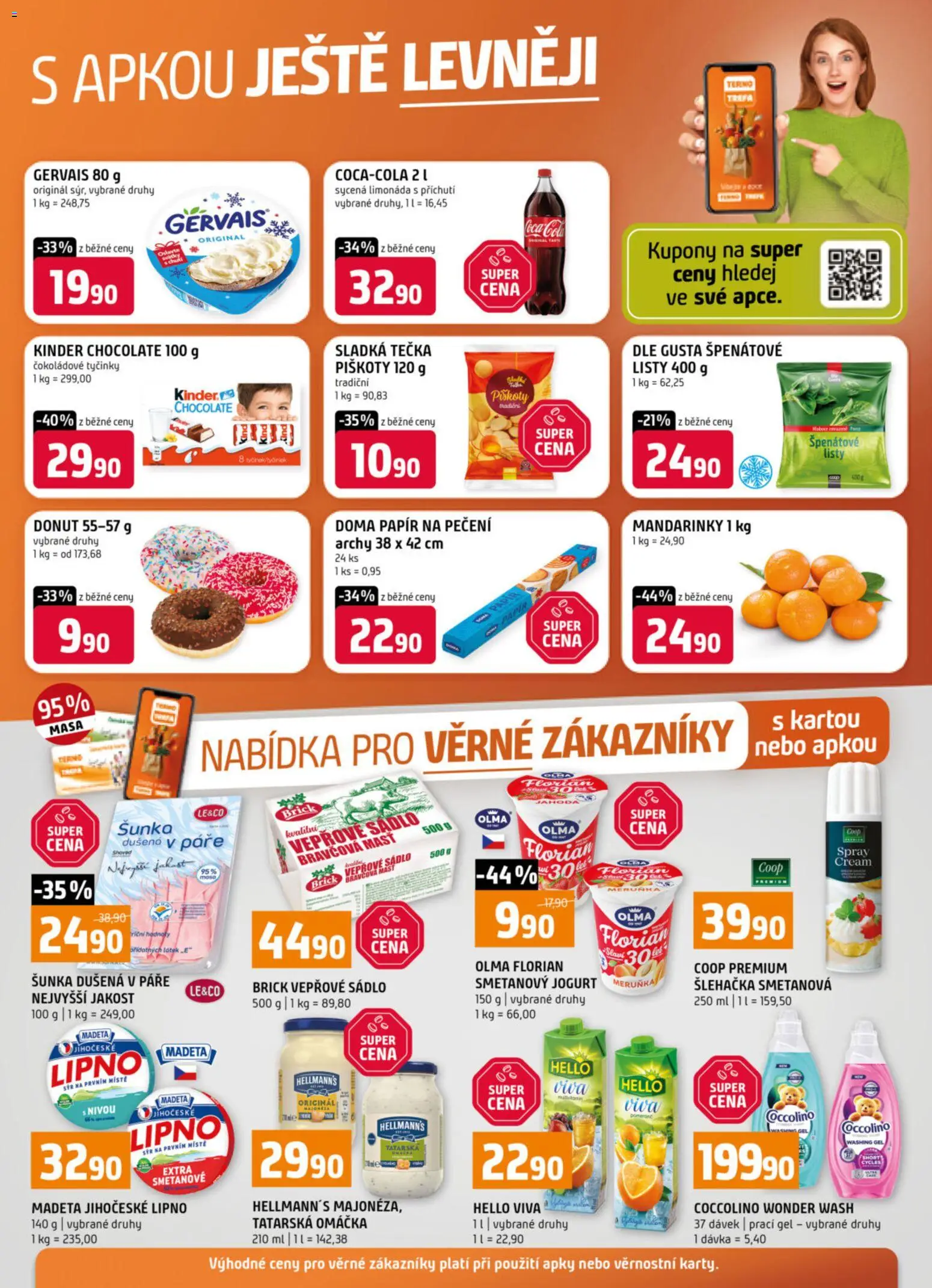 Terno leták od 29.10.2025 | Strana: 20 | Produkty: Donut, Prací gel, Smetanový jogurt, Papír na pečení