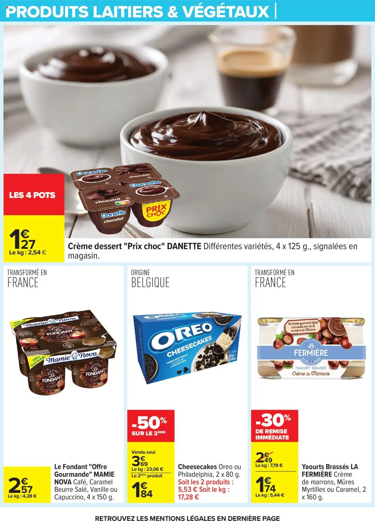  | Page: 12 | Produits: Yaourts, Yaourt, Café, Crème