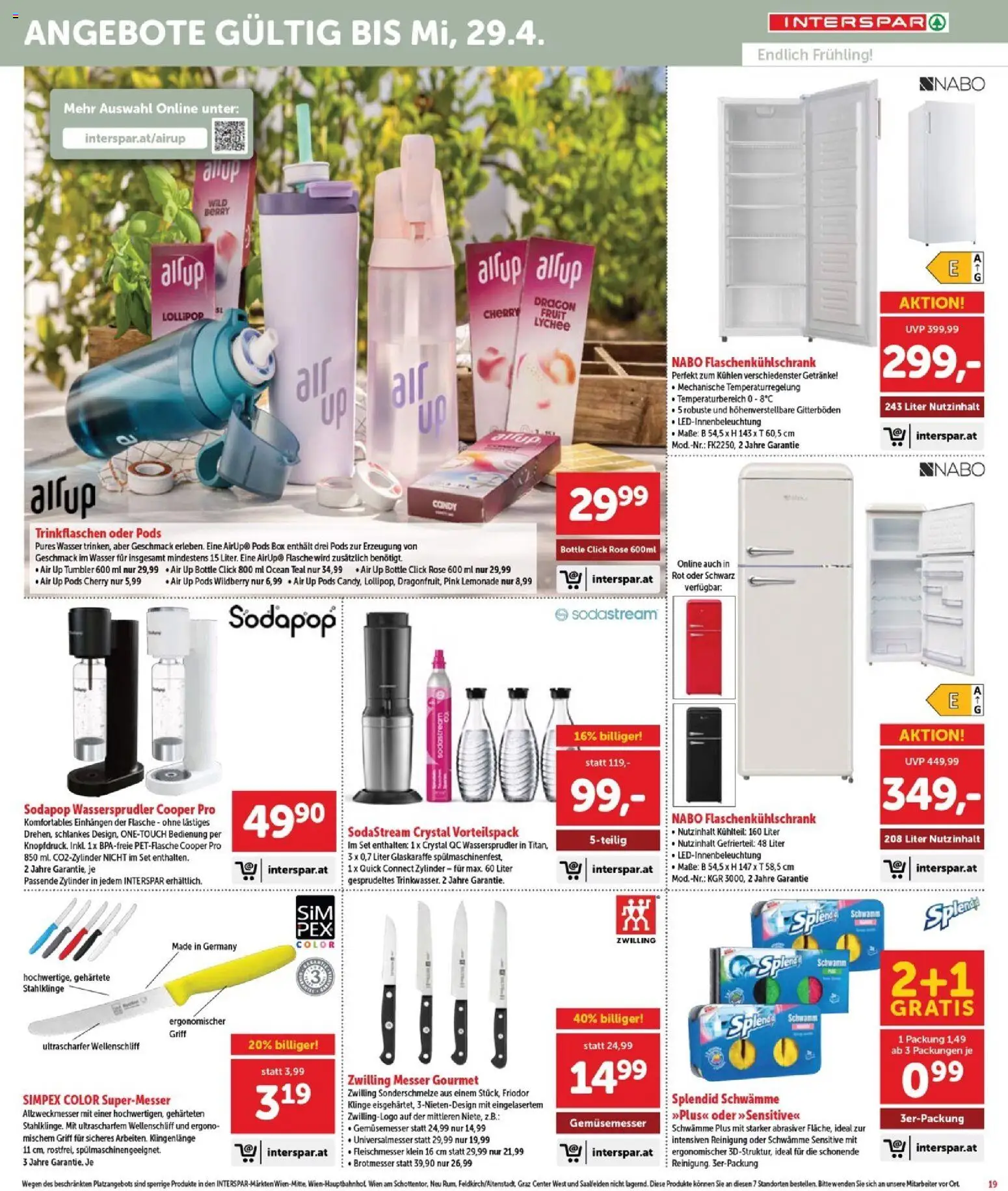 Interspar Flugblatt - Burgenland gültig ab 09.04.2026 | Seite: 19 | Produkte: Wasser, Box